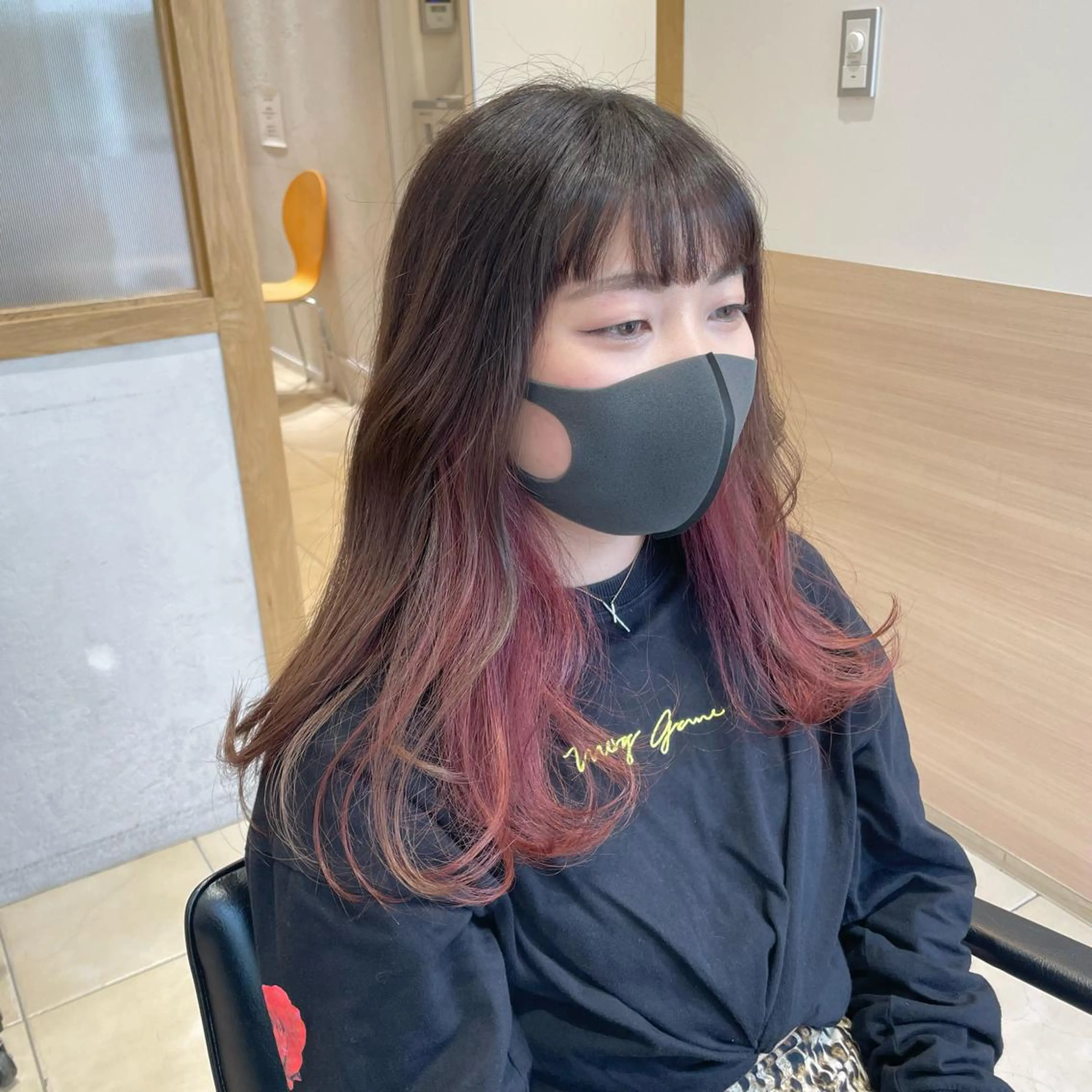 ロング カラー Geniee horie所属・ともや 髪質改善縮毛矯正のヘアスタイル