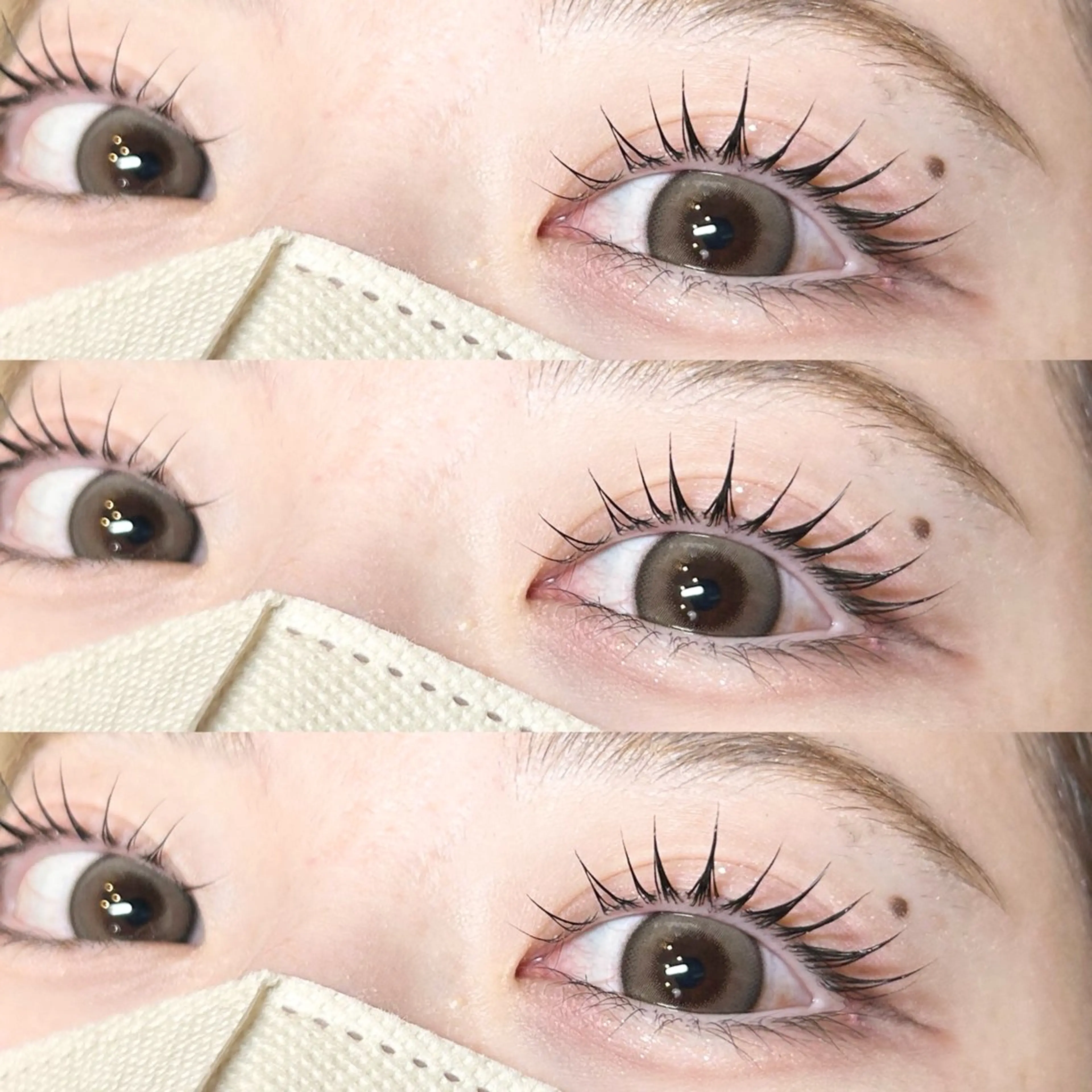 マツエク・マツパ 束感まつ毛 韓国風マツエク Una並木坂　透明感カラー&髪質改善&韓国ヘア所属・モテ髪美容師♡ ひなたのヘアスタイル