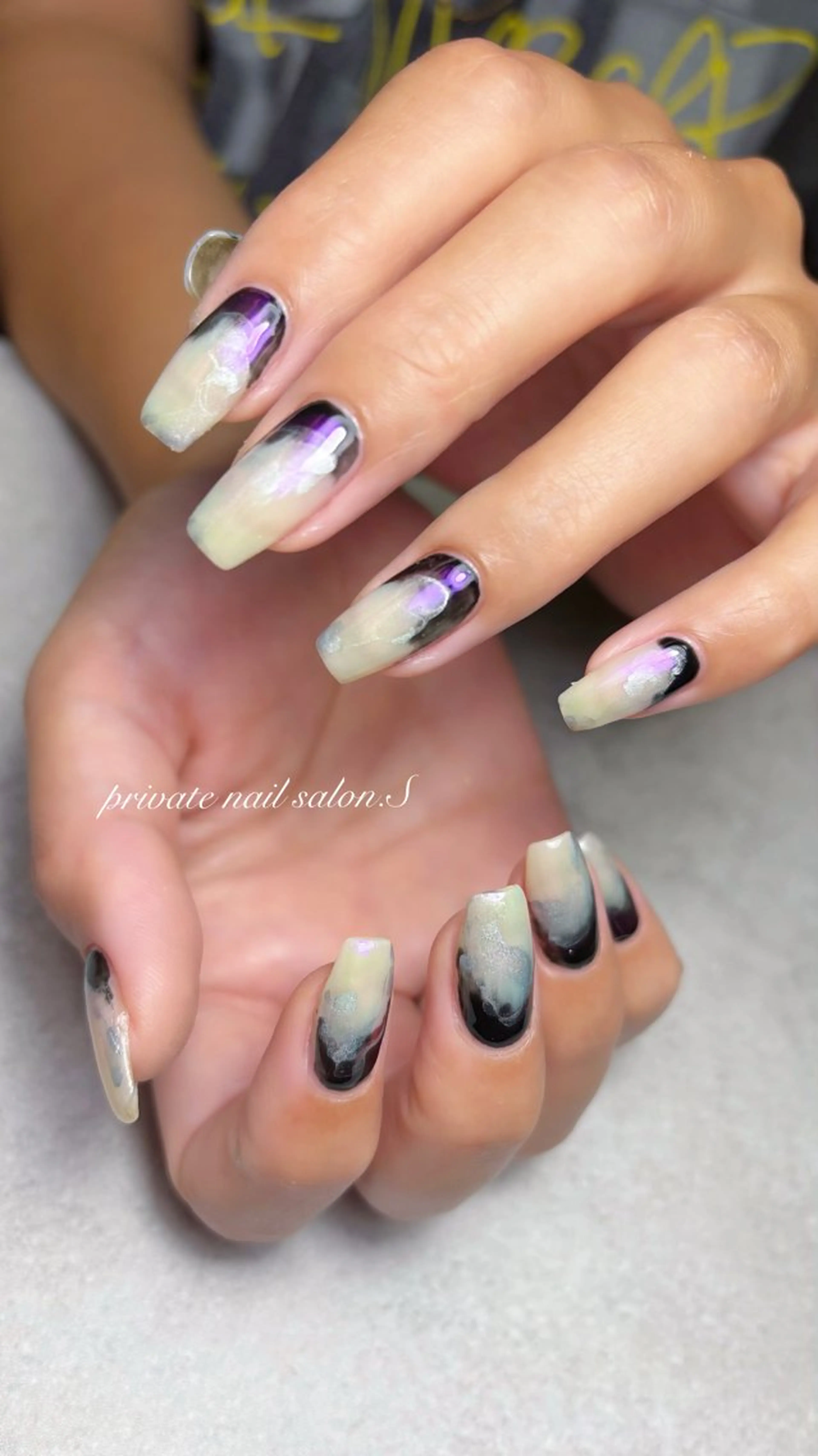 ネイル ジェルネイル ニュアンスネイル スカルプネイル ハンドネイル 関山 志乃のネイルデザイン