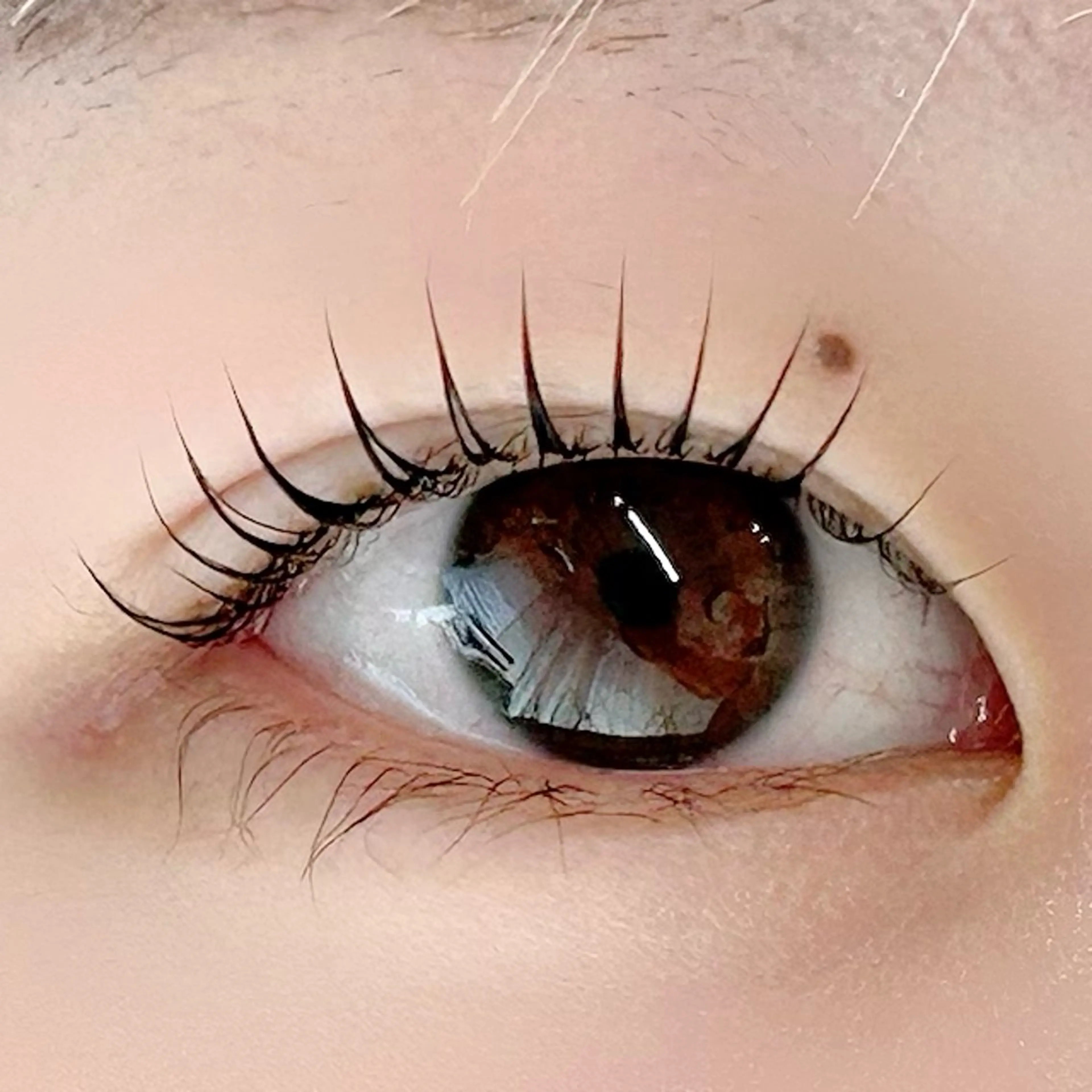 マツエク・マツパ パリジェンヌラッシュリフト 一重×まつ毛パーマ BellFlower Aki（眉・まつげ）のマツエク・マツパデザイン