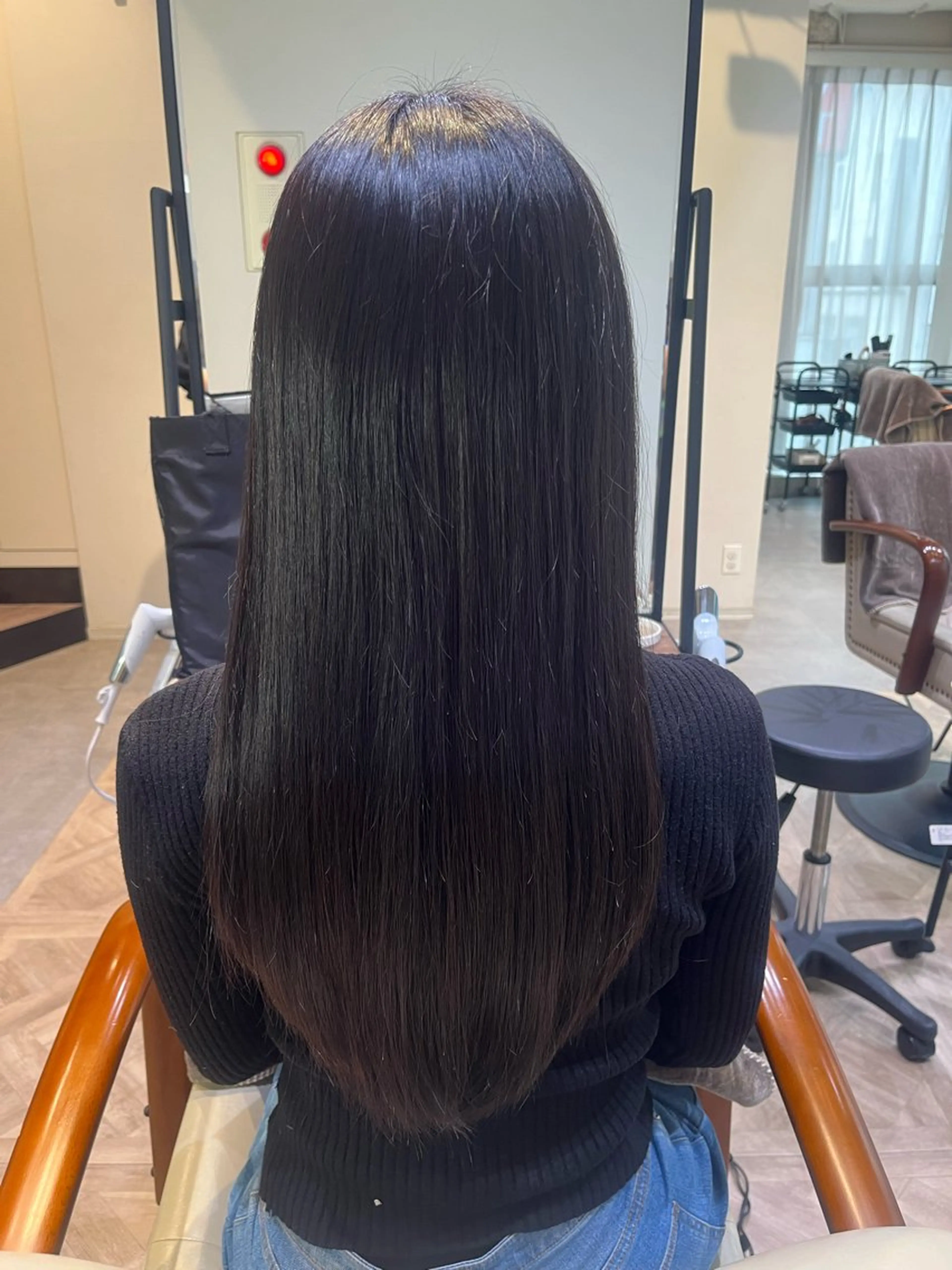 ロング shirof shinjuku所属・福地海和 ／カラーモデル募集中のヘアスタイル