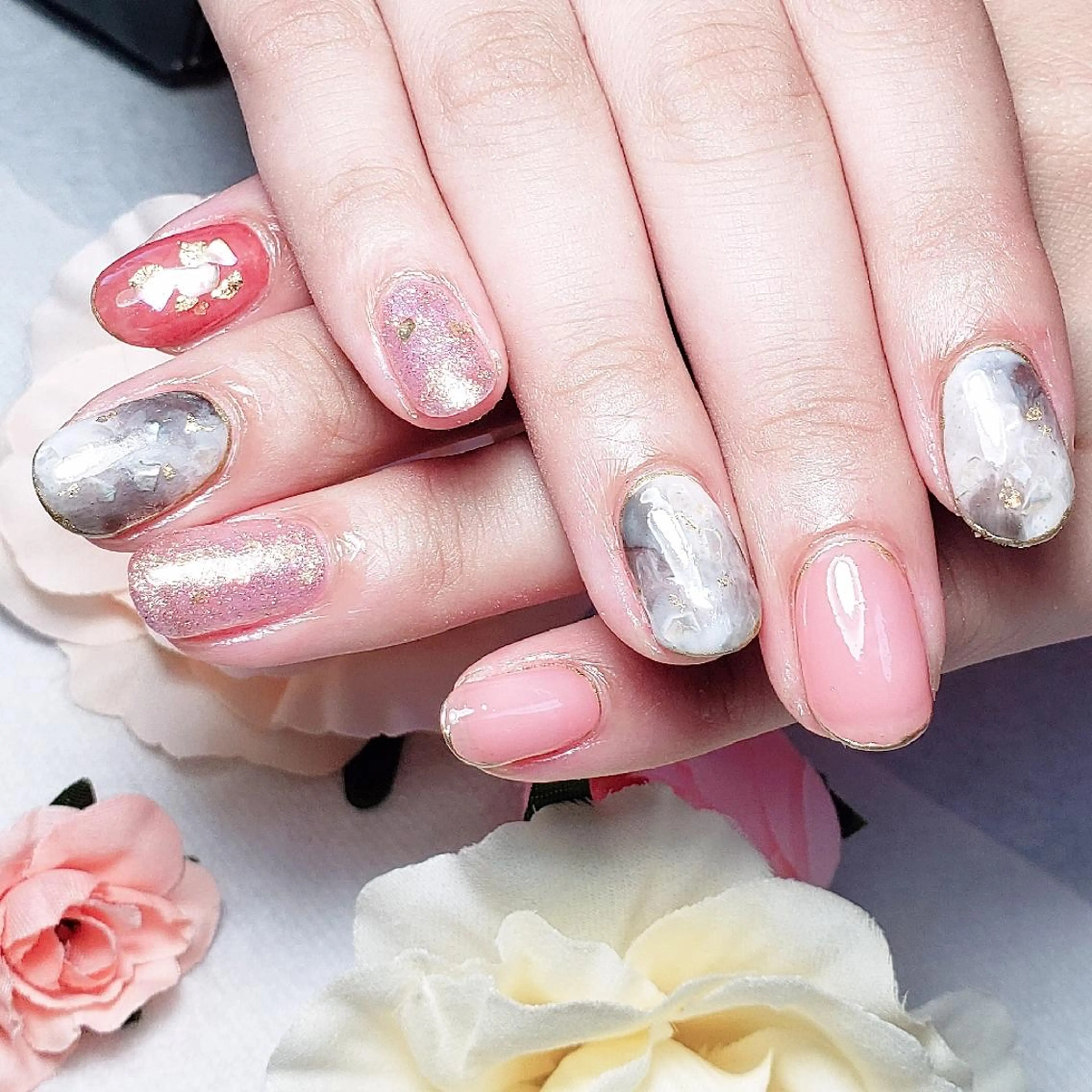 ネイル 持ち込み ビジュード ネイルのネイルデザイン