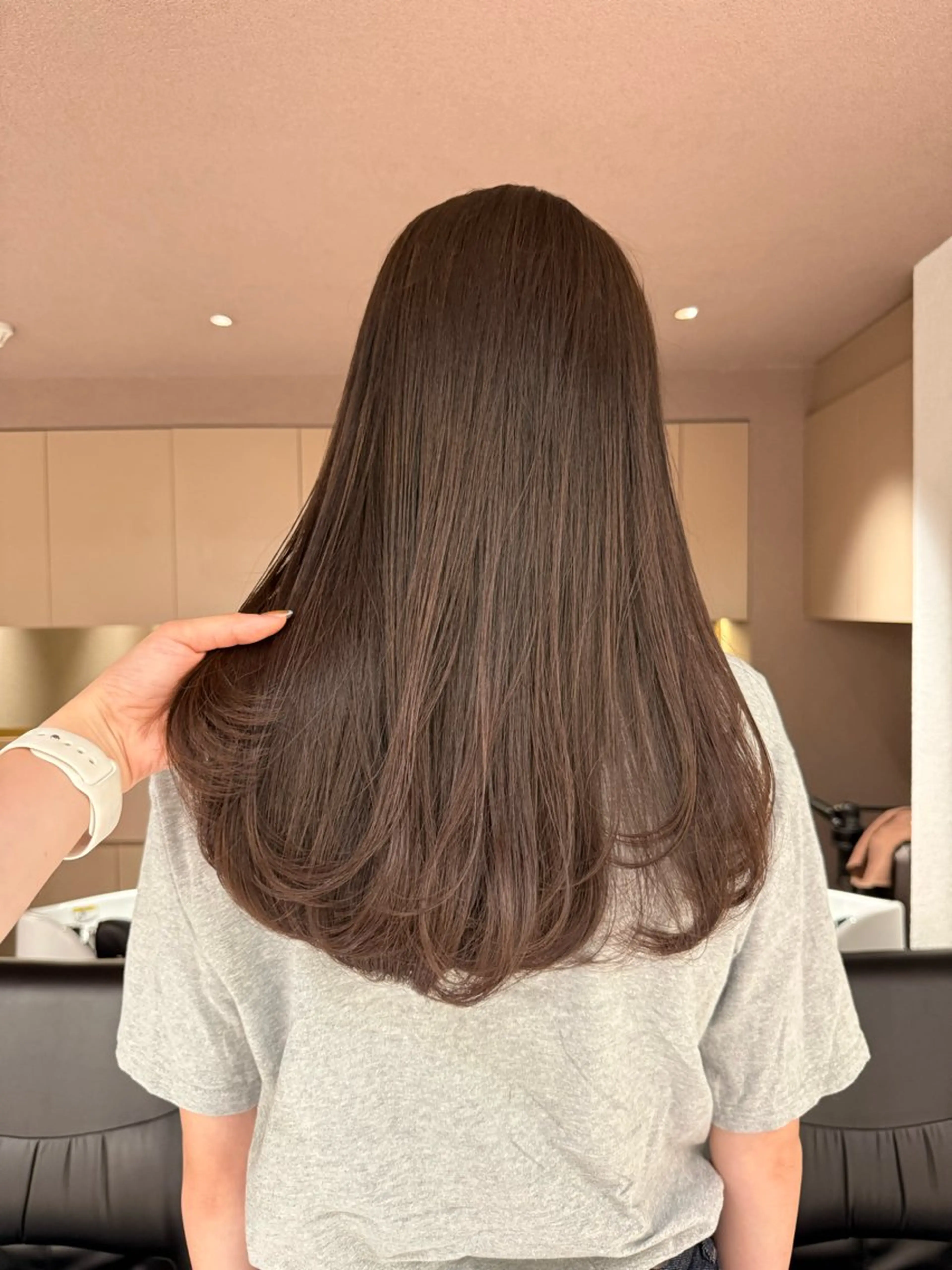 ロング カラー カット ヘアカラー トリートメント 🌟透明感カラー🌟 恵比寿/sayuのヘアスタイル