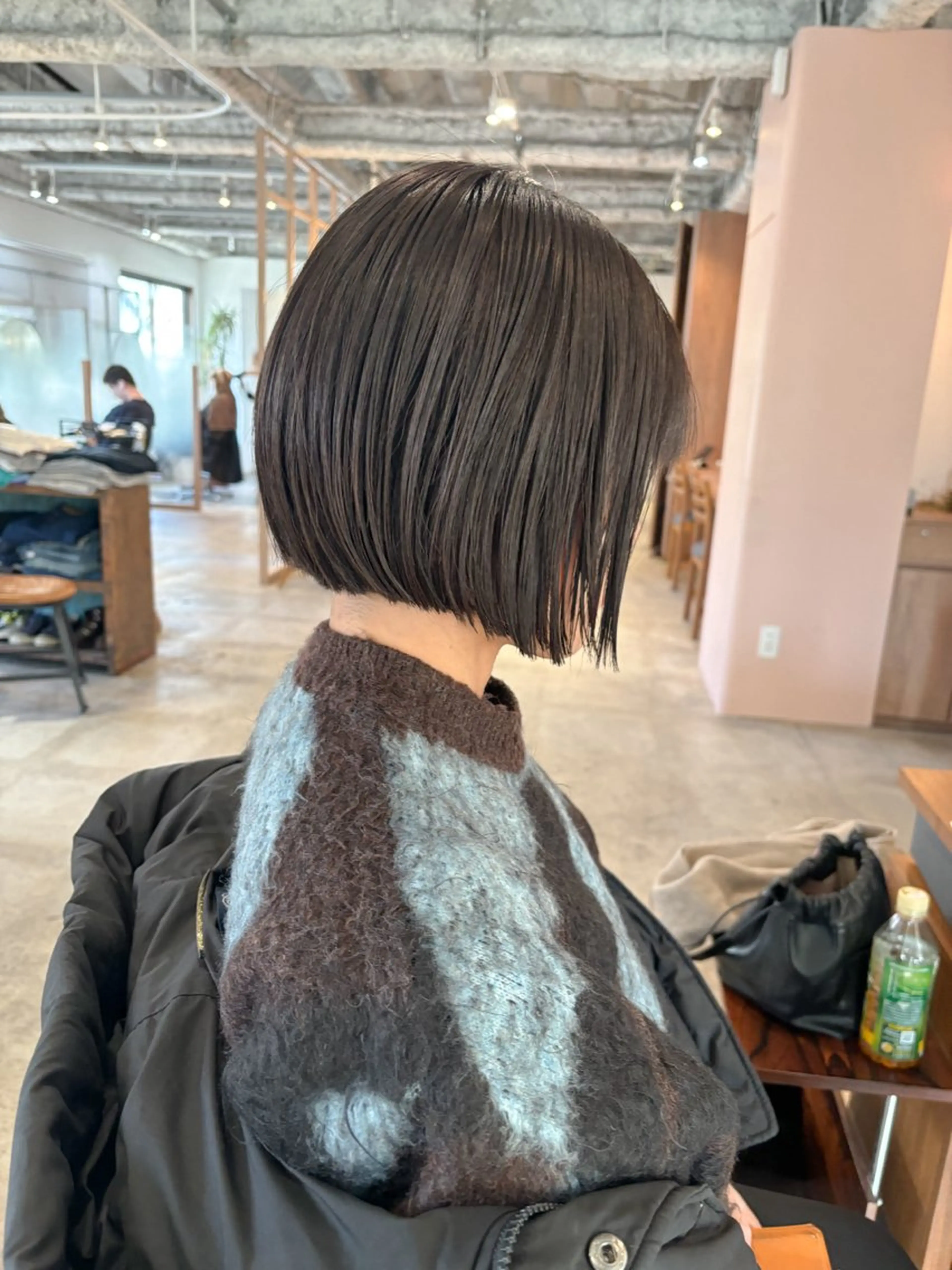 ショート カラー ボブ カット ヘアカラー トリートメント Takuma Suzuki中目黒のヘアスタイル