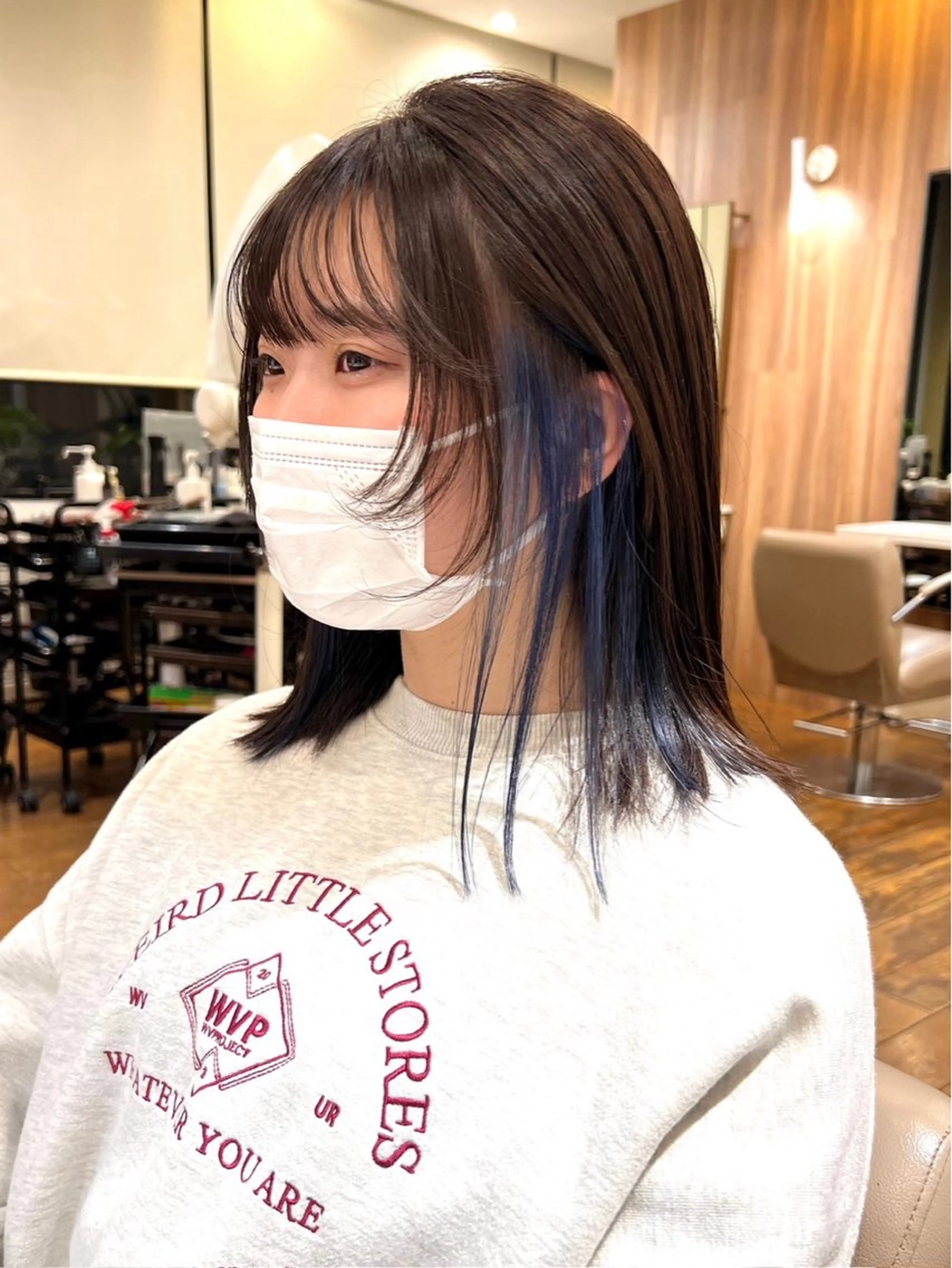 ミディアム カラー 穂乃香 BEAUTRIUMのヘアスタイル