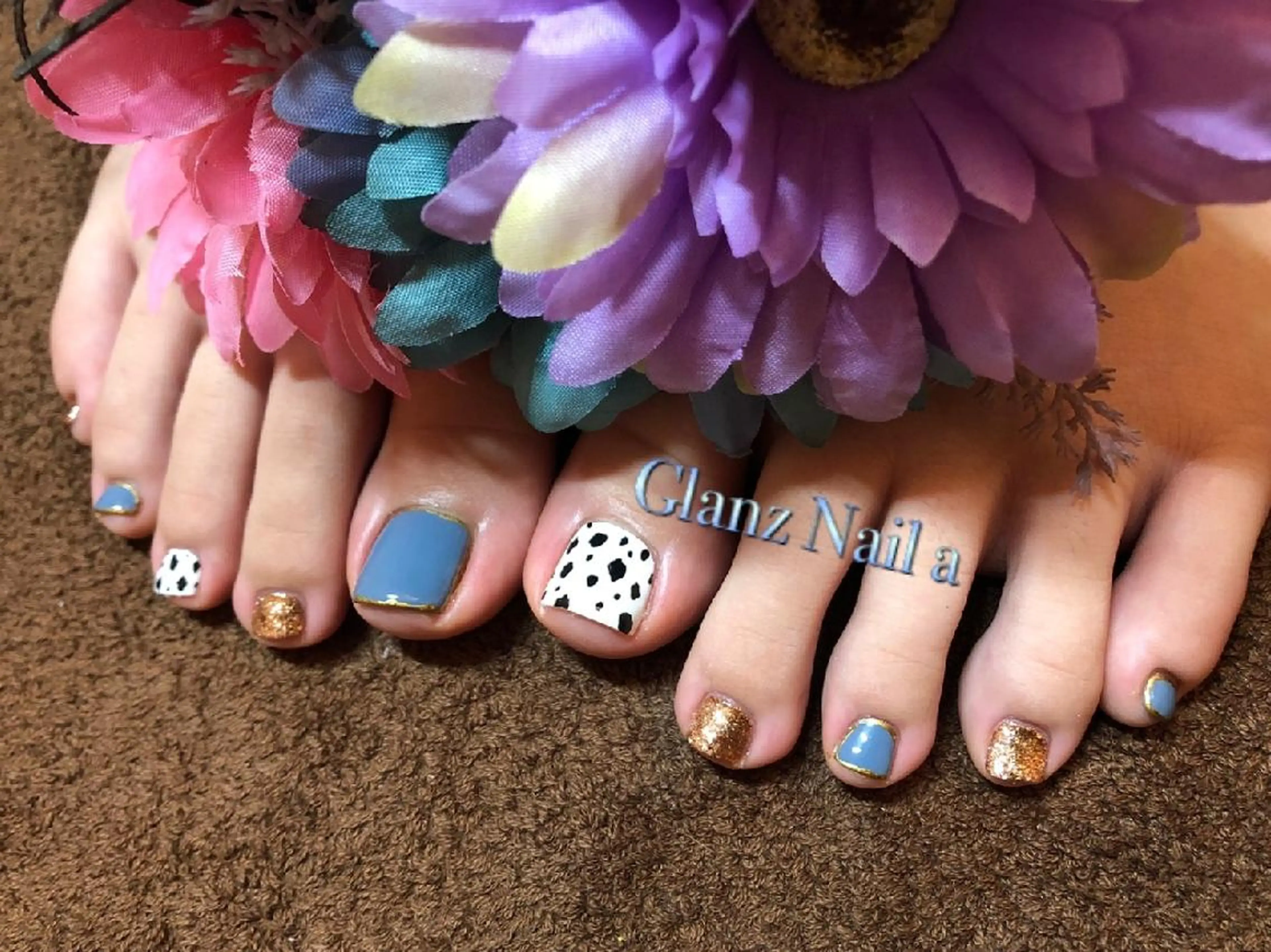 ネイル フットネイル Glanz  Nail aのネイルデザイン