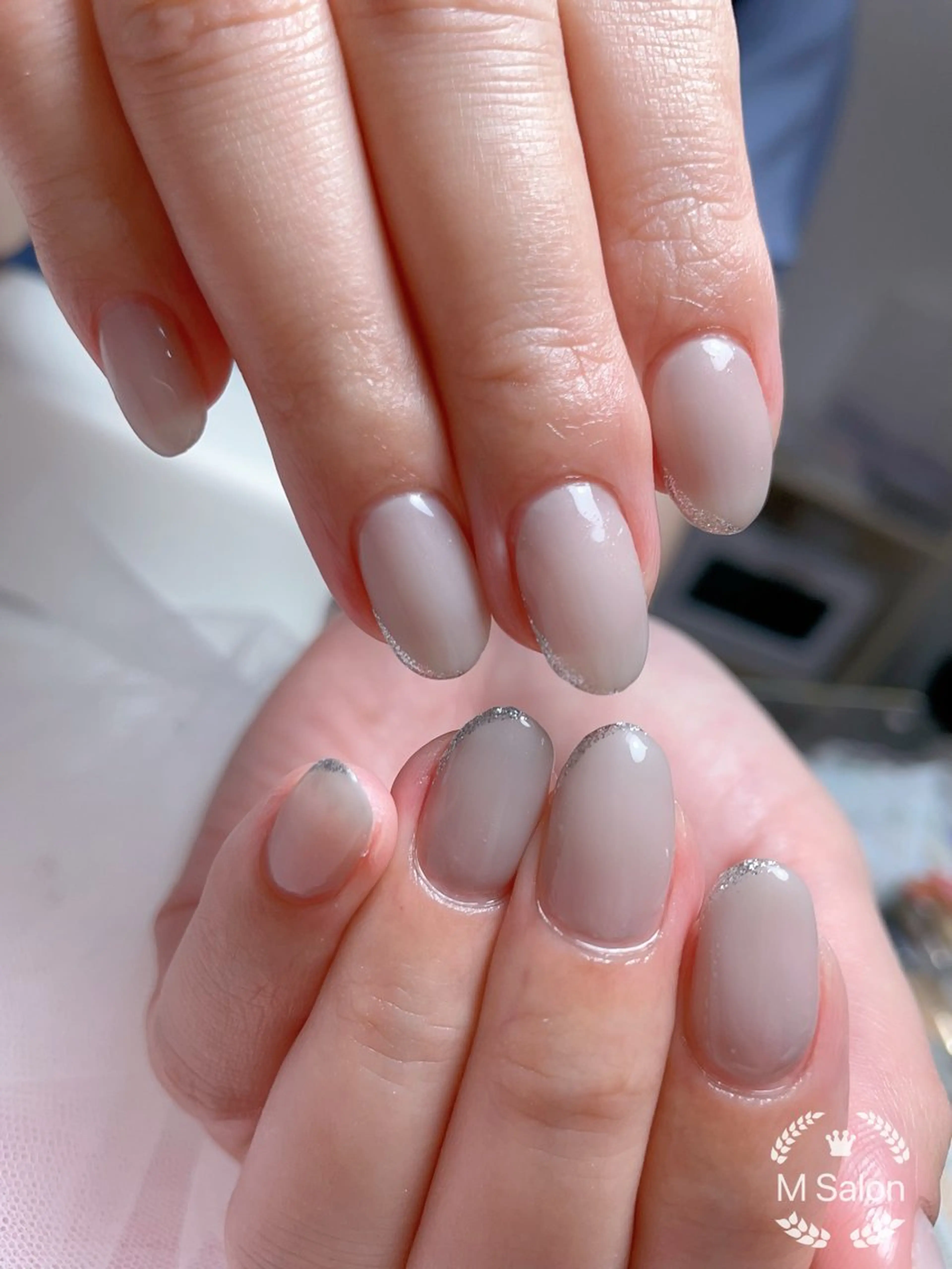 ネイル フレンチネイル マグネットネイル ニュアンスネイル オフィスネイル ワンカラーネイル Mnail _KKのネイルデザイン