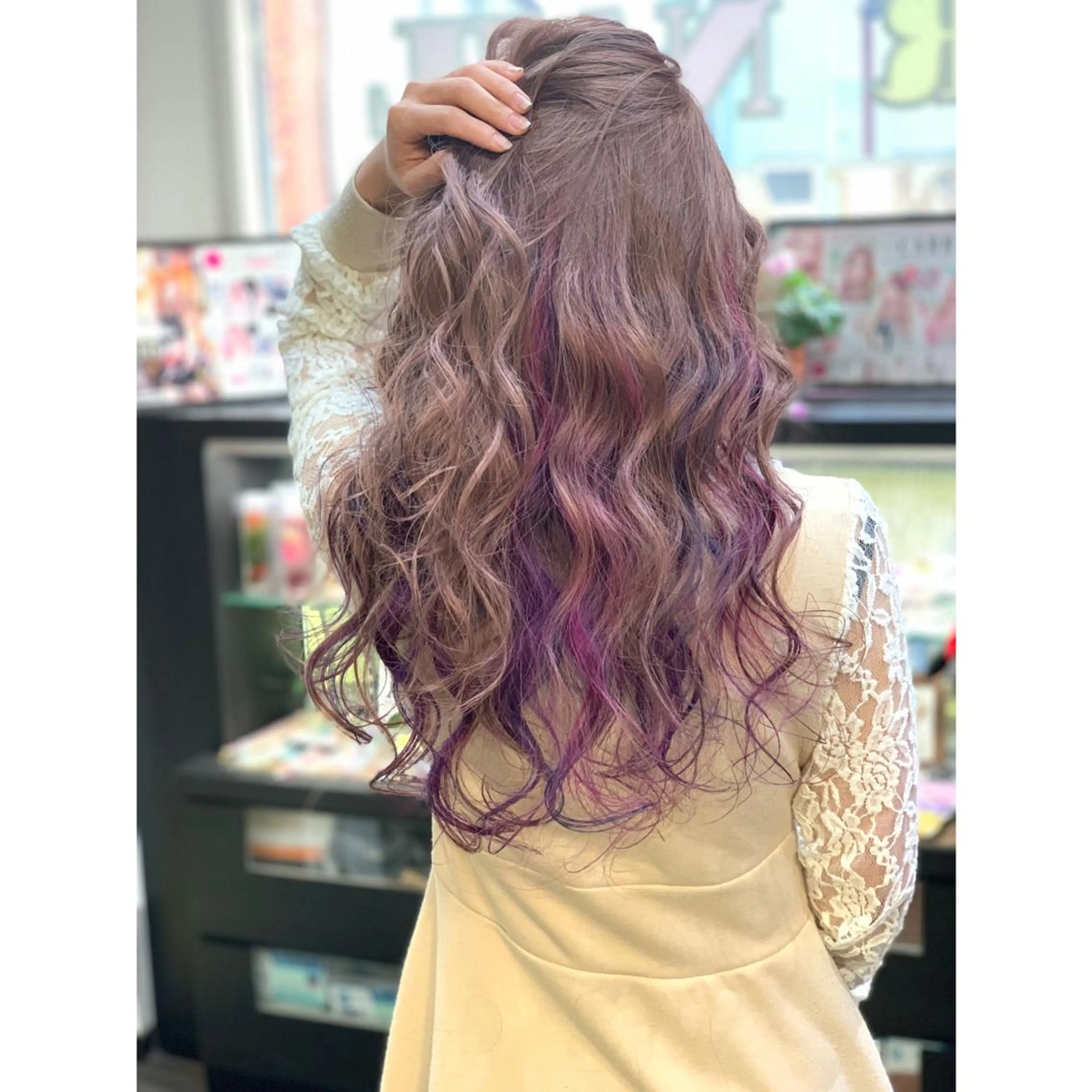 ロング カラー 韓国カラー/エクステ carryのヘアスタイル