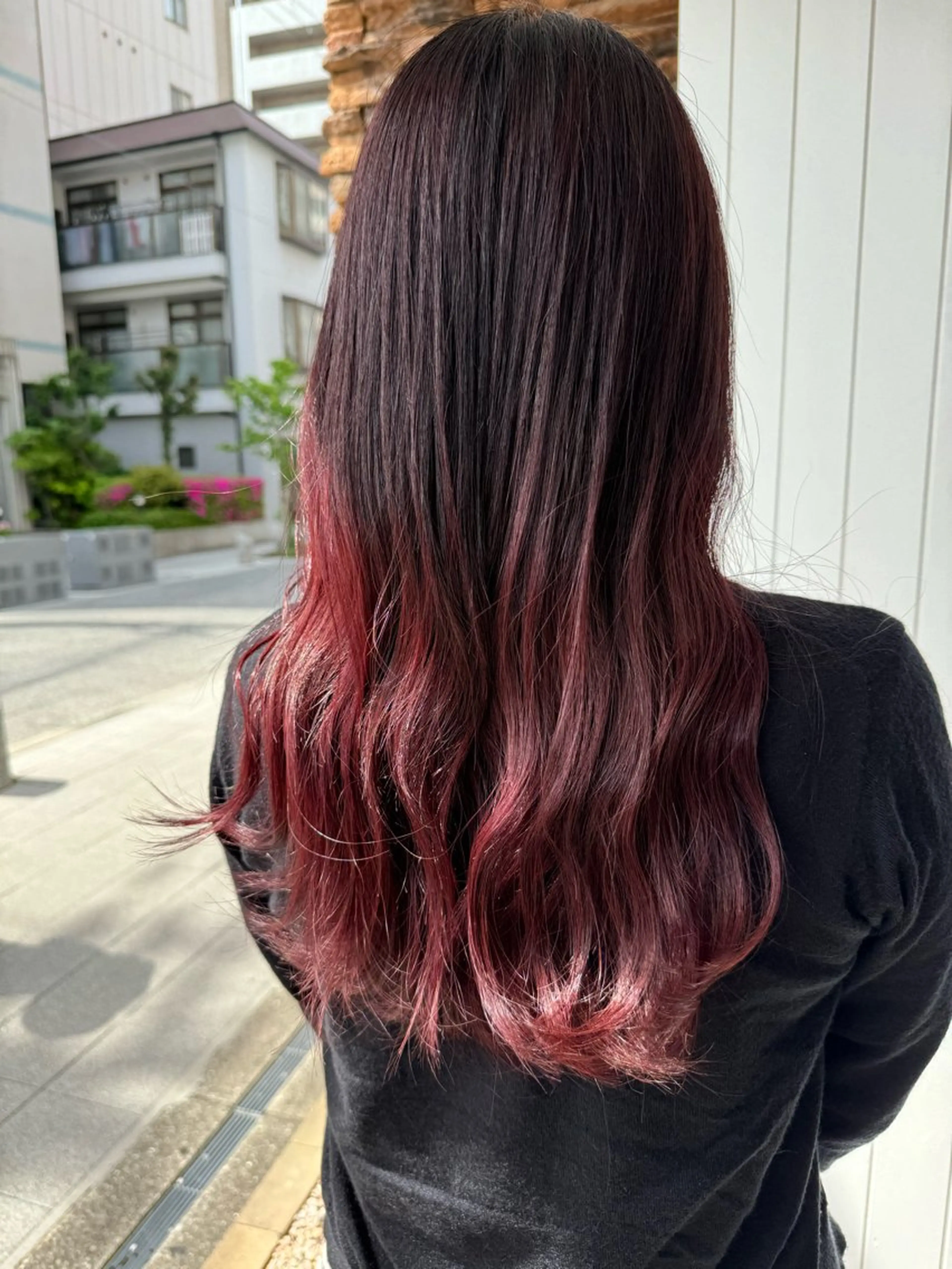 セミロング カット ヘアカラー 小村 誠也のヘアスタイル