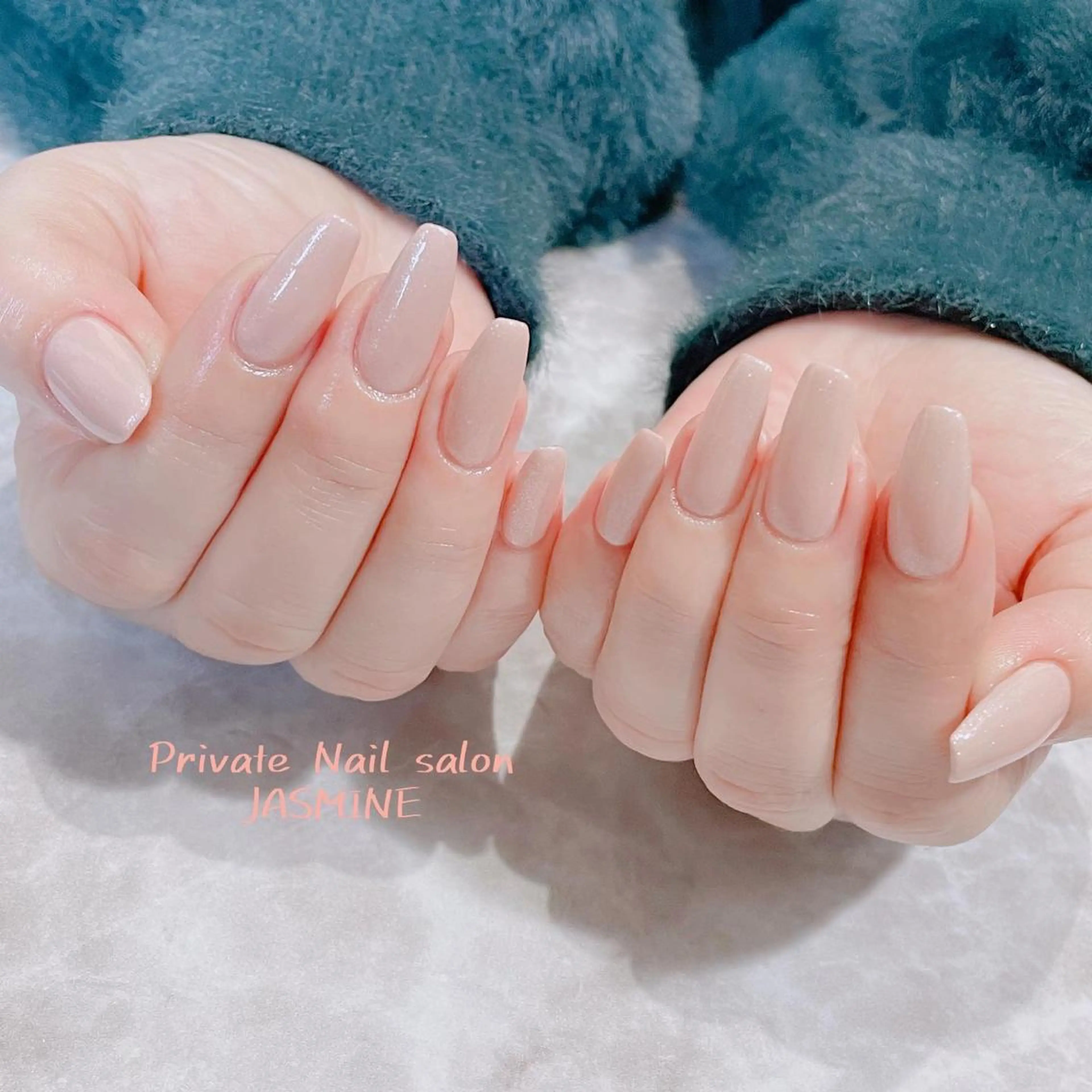 ネイル ワンカラーネイル ハンドネイル Nail salon JASMINEのネイルデザイン