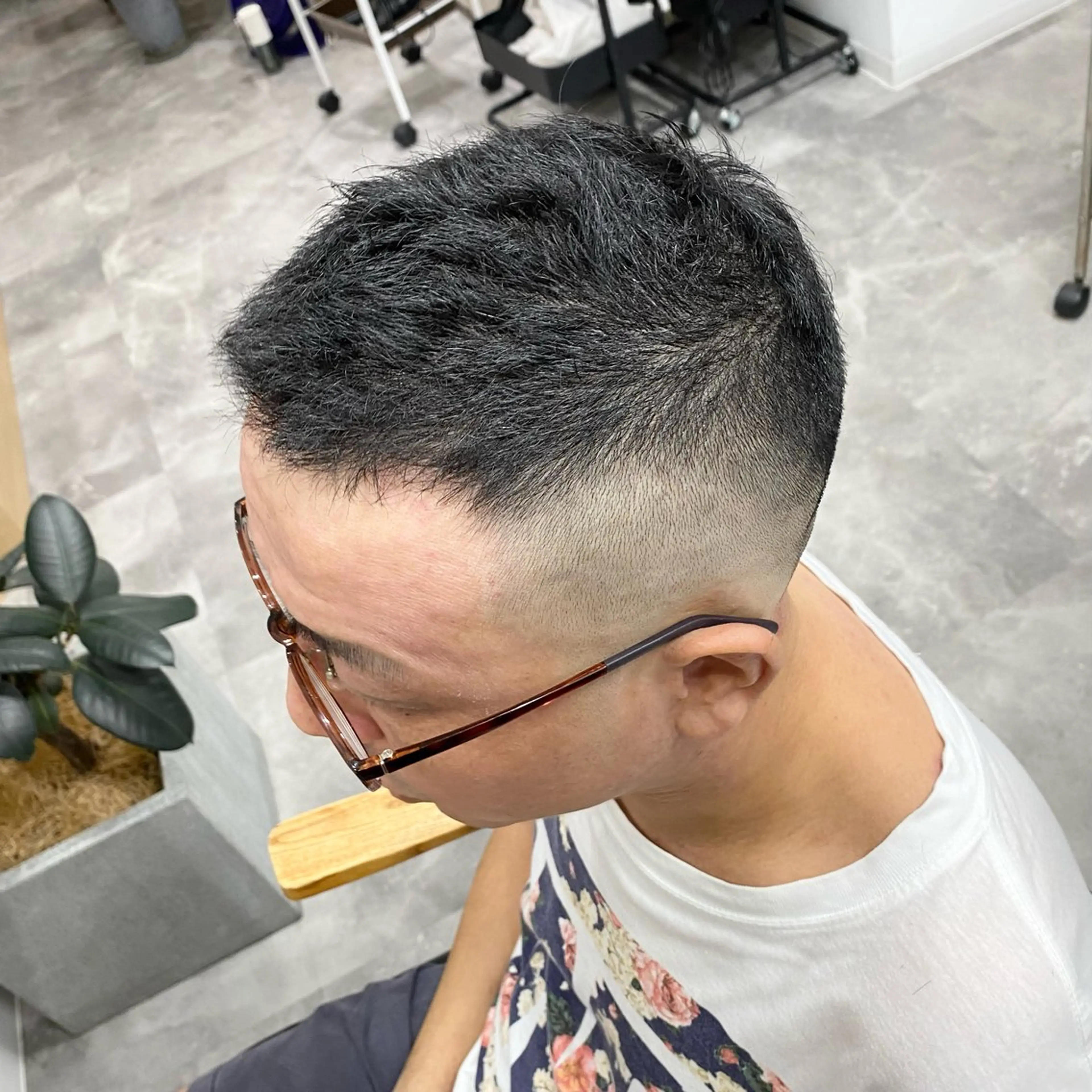 メンズ フェードカット 髙橋建太/ ニュアンスパーマ✂️のヘアスタイル