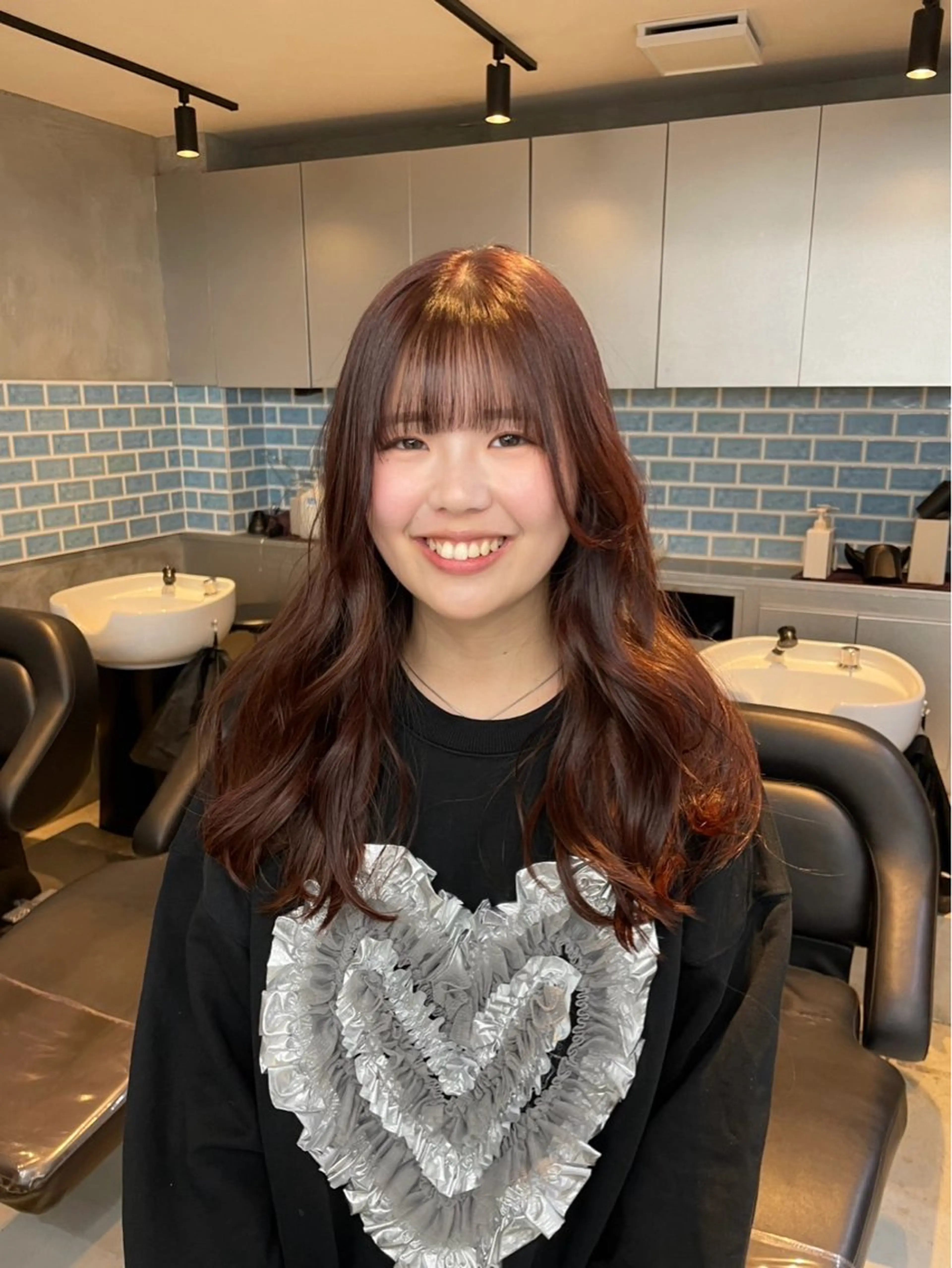 ロング ヘアカラー 🫧ほのか /透明感カラー🫧のヘアスタイル