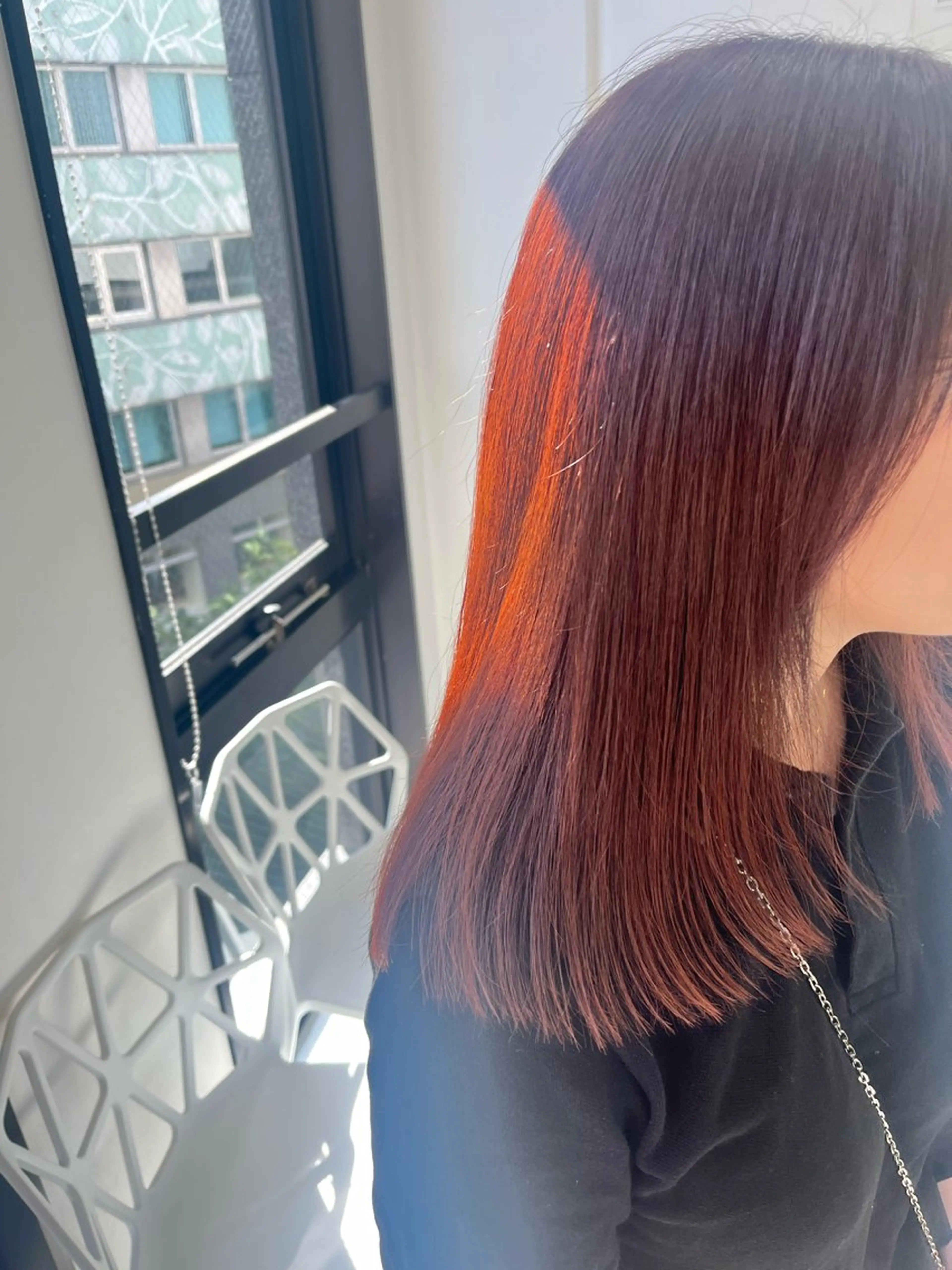 ミディアム カラー 髪質改善 トリートメント ユイ☆ハイトーン ☆ブリーチデザインのヘアスタイル