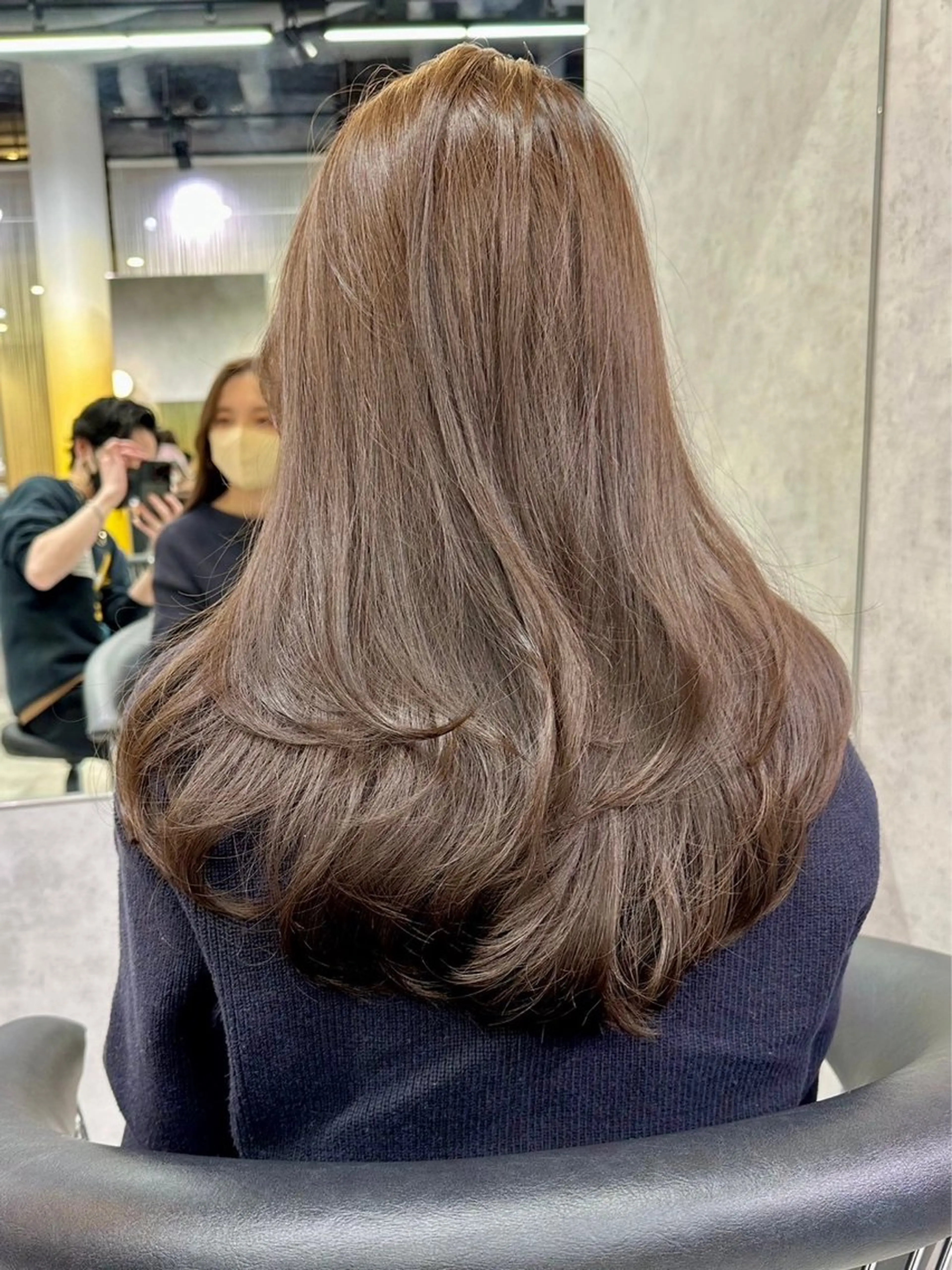 カラー ヘアカラー 花井輝 ボブ/レイヤーのヘアスタイル