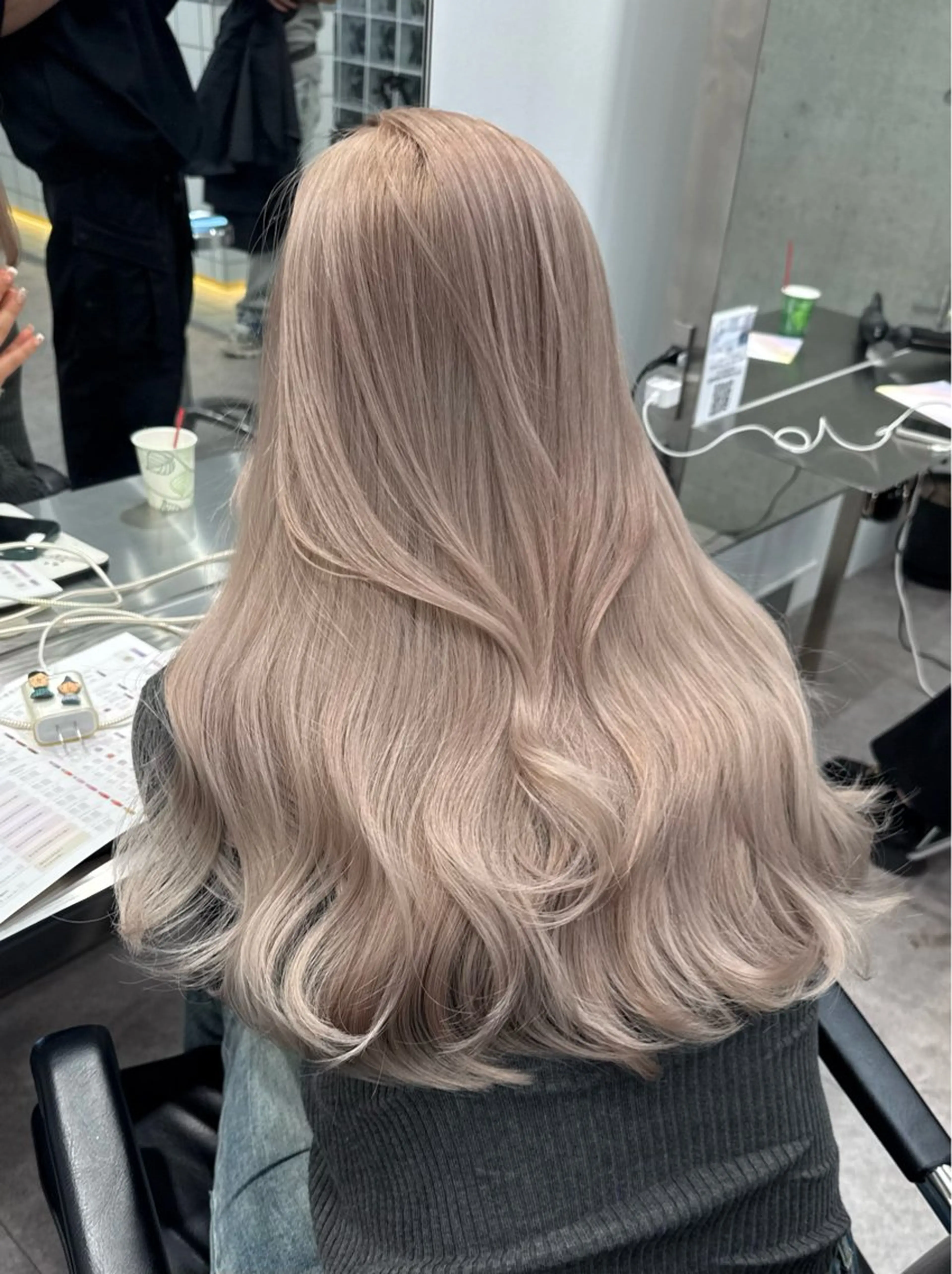 ロング カラー 🐯ミルクティーベー ジュ/大雅🐯のヘアスタイル