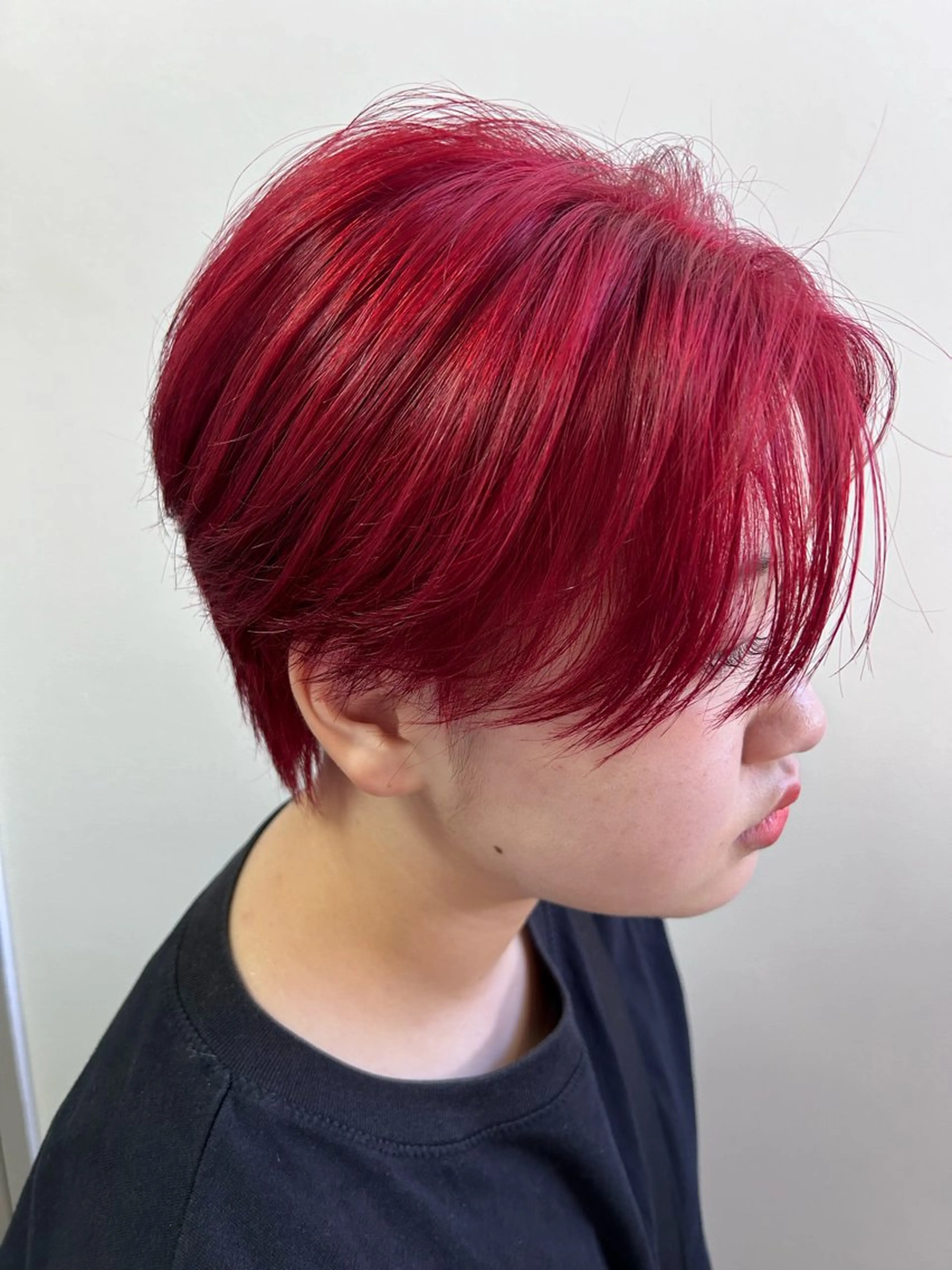 ショート カット ヘアカラー トリートメント 透明感/ダブル カラー/SHISEIのヘアスタイル