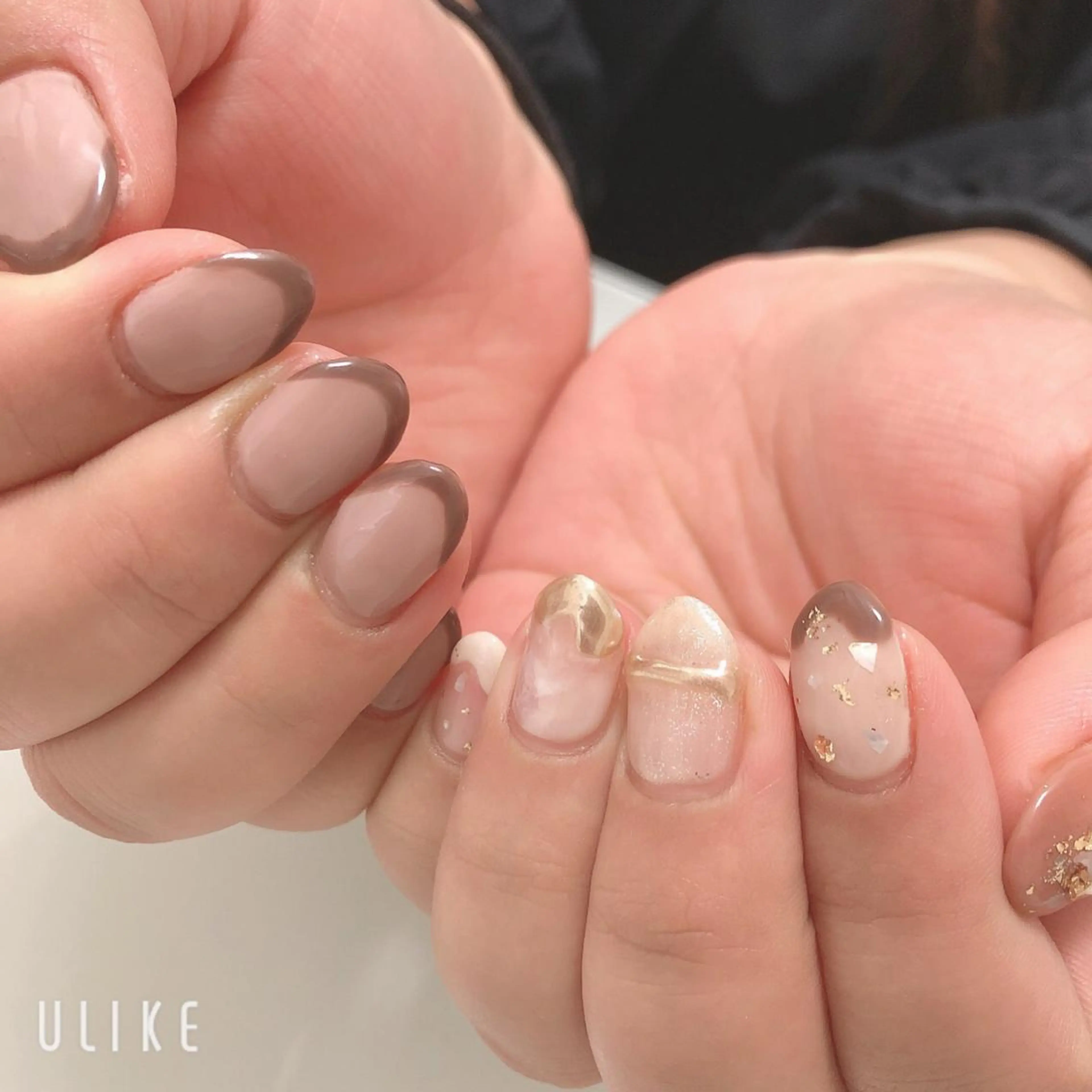 ネイル ジェルネイル 韓国ネイル ミラーネイル 持ち込み ワンカラーネイル Azulsou 廣川愛のネイルデザイン