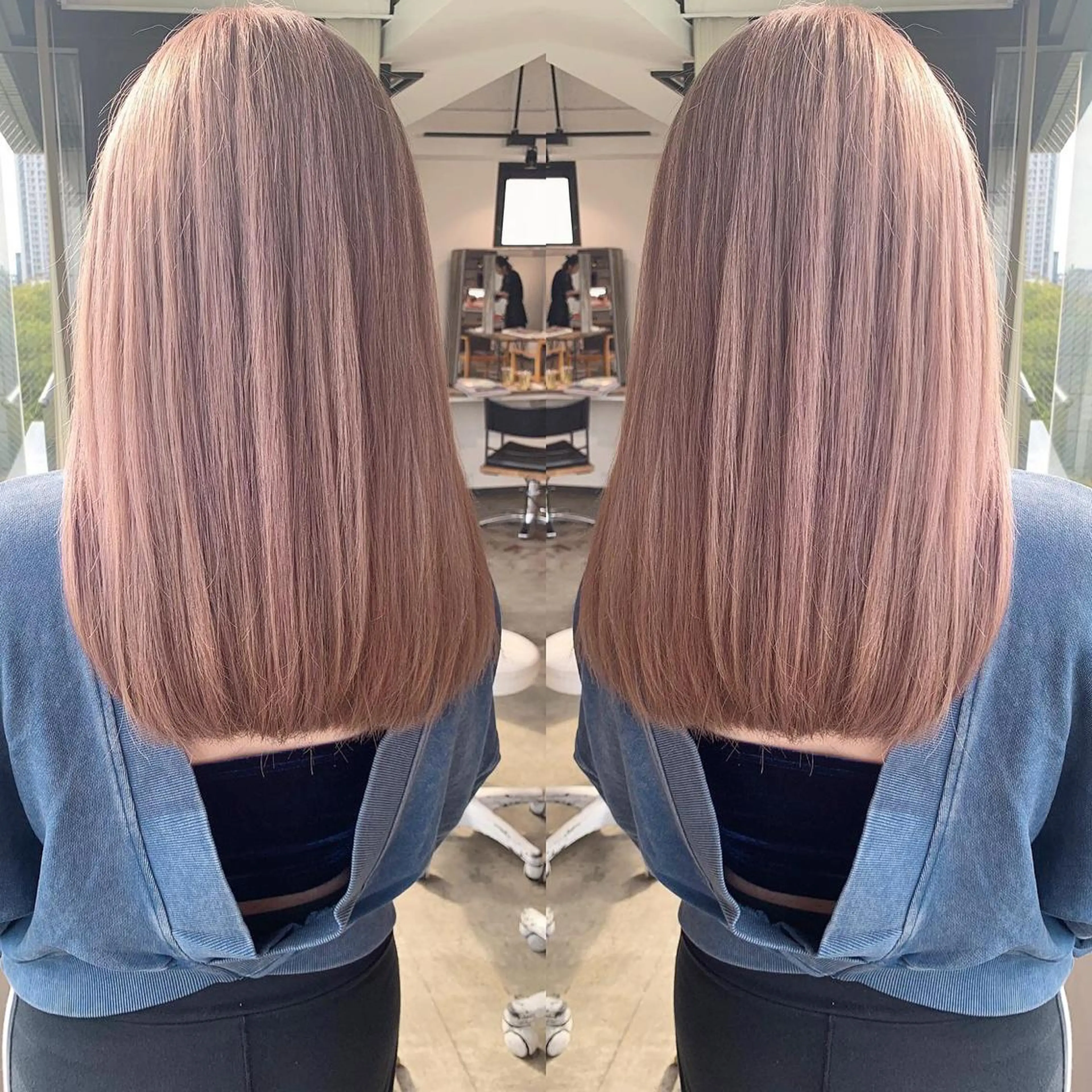 カラー ✨艶ブリーチカラー ✨四ノ宮裕己のヘアスタイル