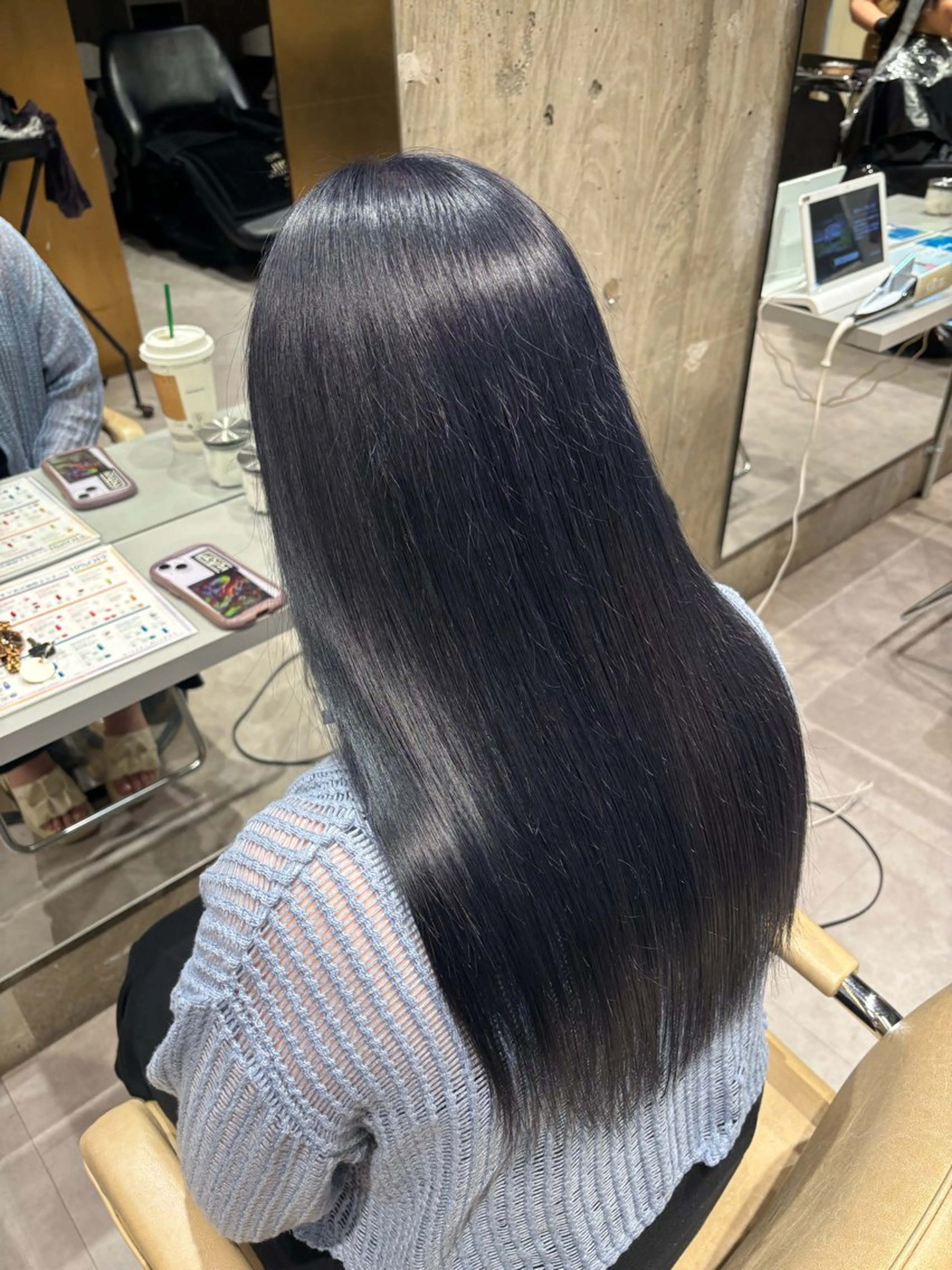 ロング カラー カット ヘアカラー トリートメント 無料カット募集中🌷 ちひり𓂃𓈒♡‪のヘアスタイル