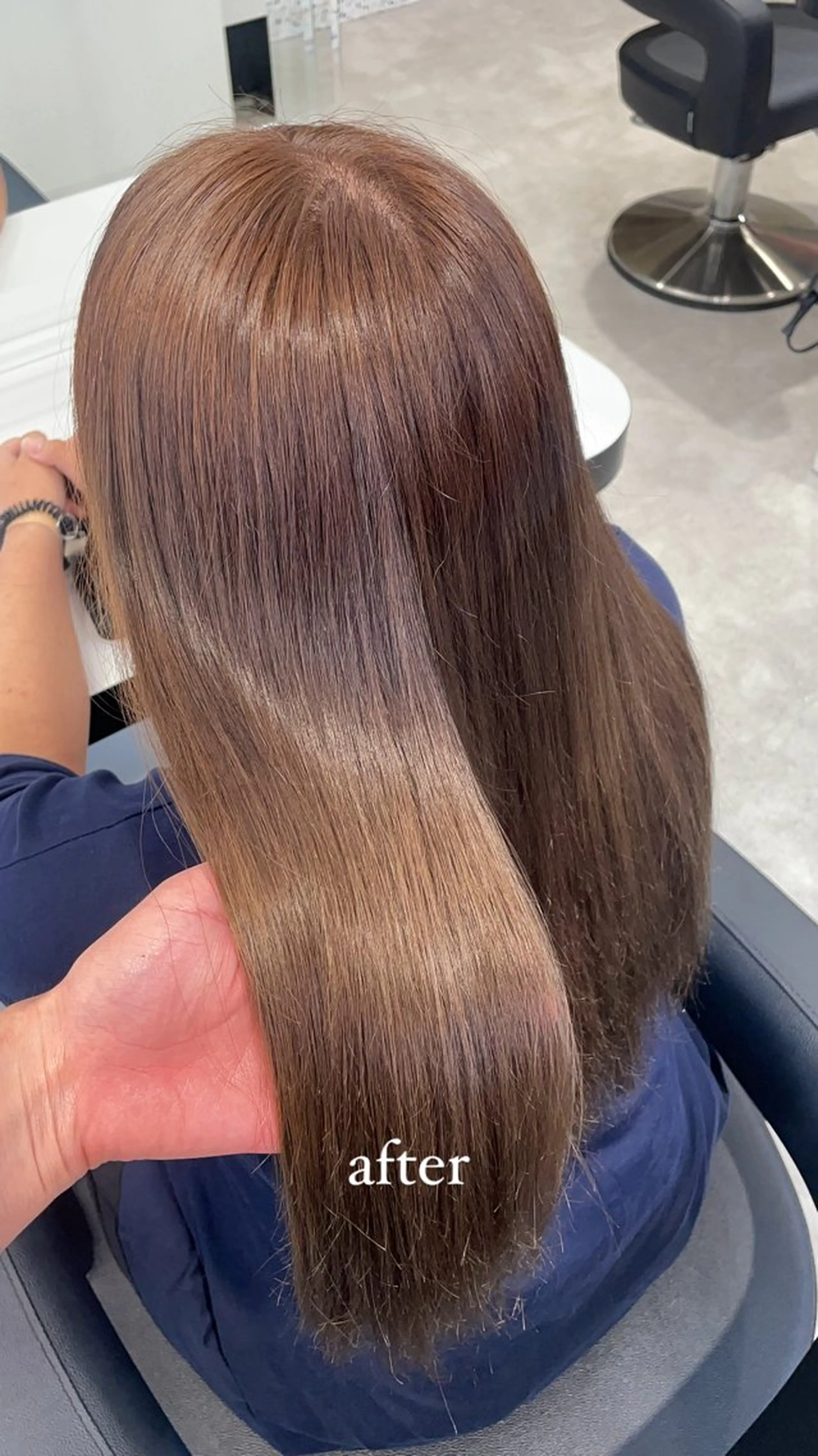 ロング カラー エフェクトブリーチ／ レイヤーカット／翔のヘアスタイル