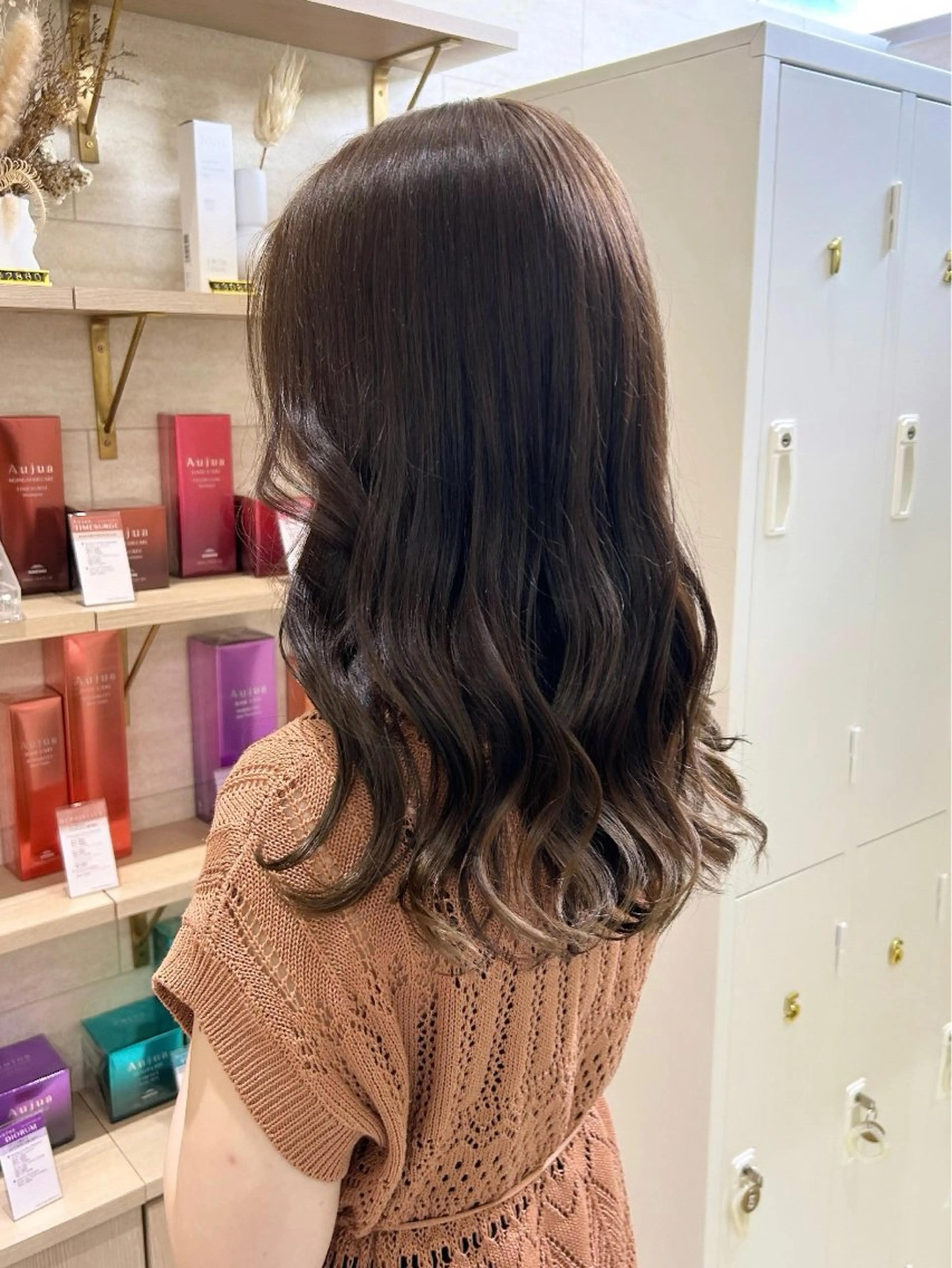 セミロング カラー ブリーチ Zina熊本/艶髪 / 桜子のヘアスタイル