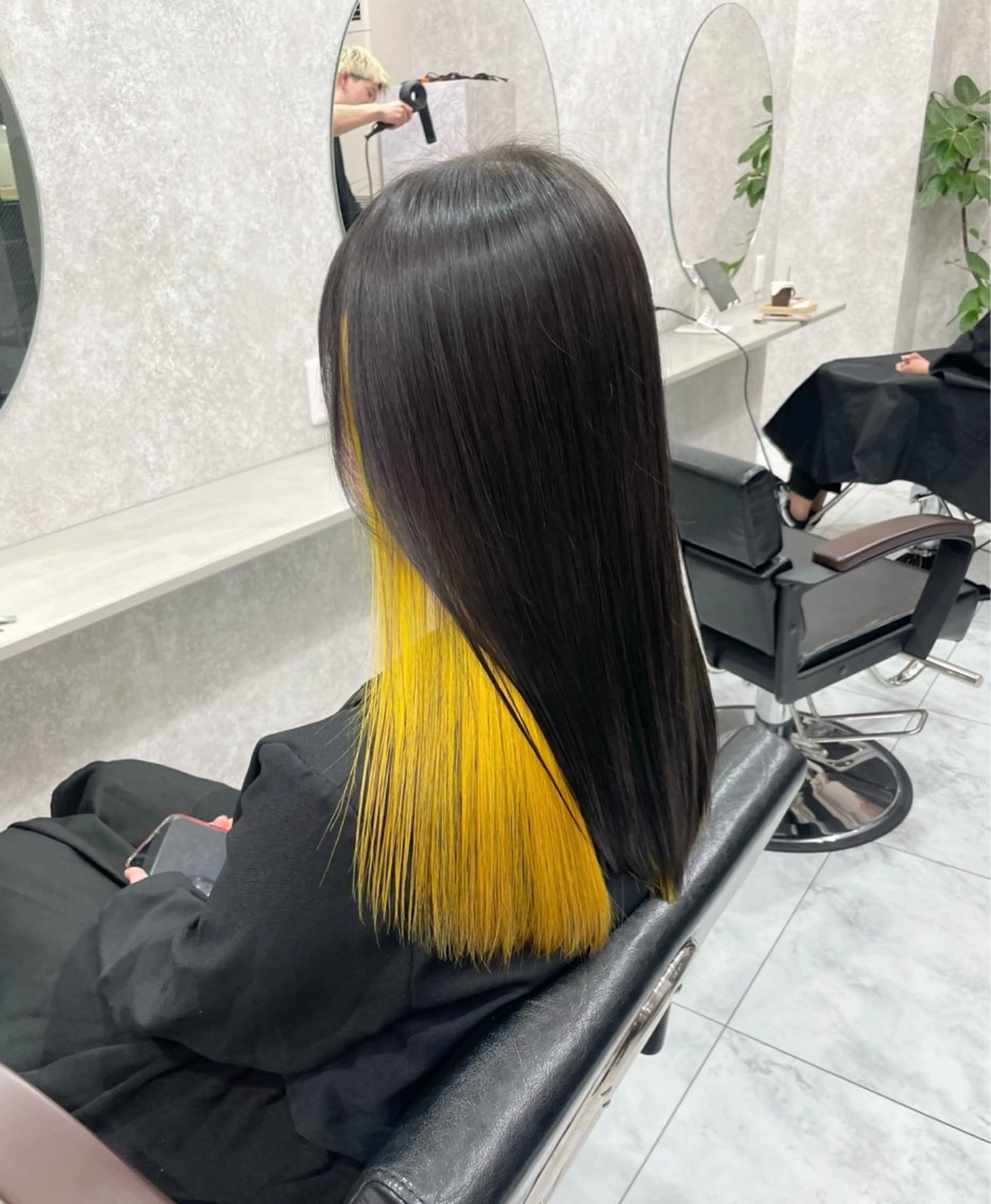 セミロング 🦋ハイトーン🦋 石山 希理🦋のヘアスタイル