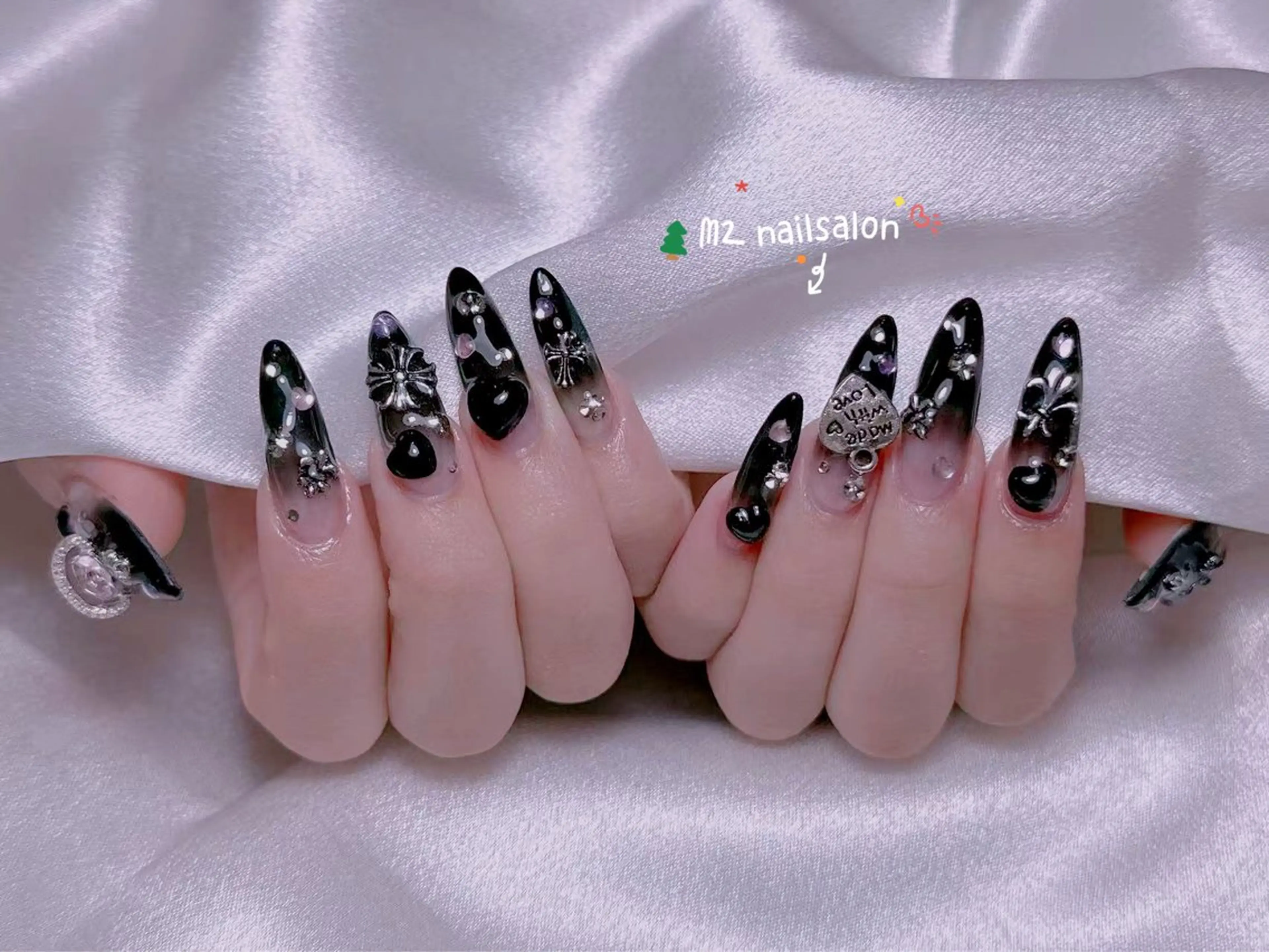 ネイル ハンドネイル 長さだし専門店 M2　rikaのネイルデザイン