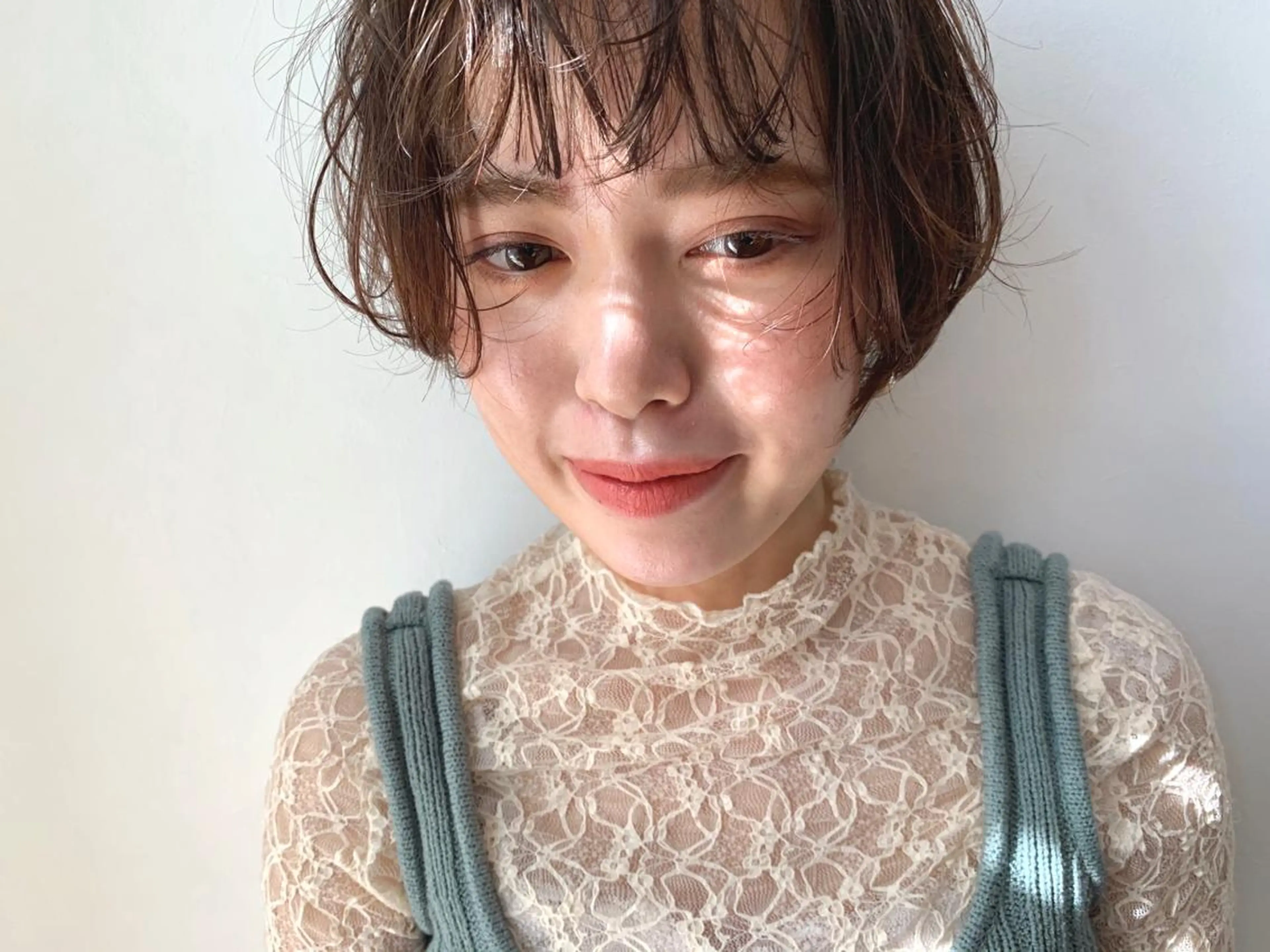 ショート 丸みショート ショートヘア カット ヘアカラー iet.所属・ウルフ/ボブ/耳ツボ ジュエリー◎ricoのヘアスタイル