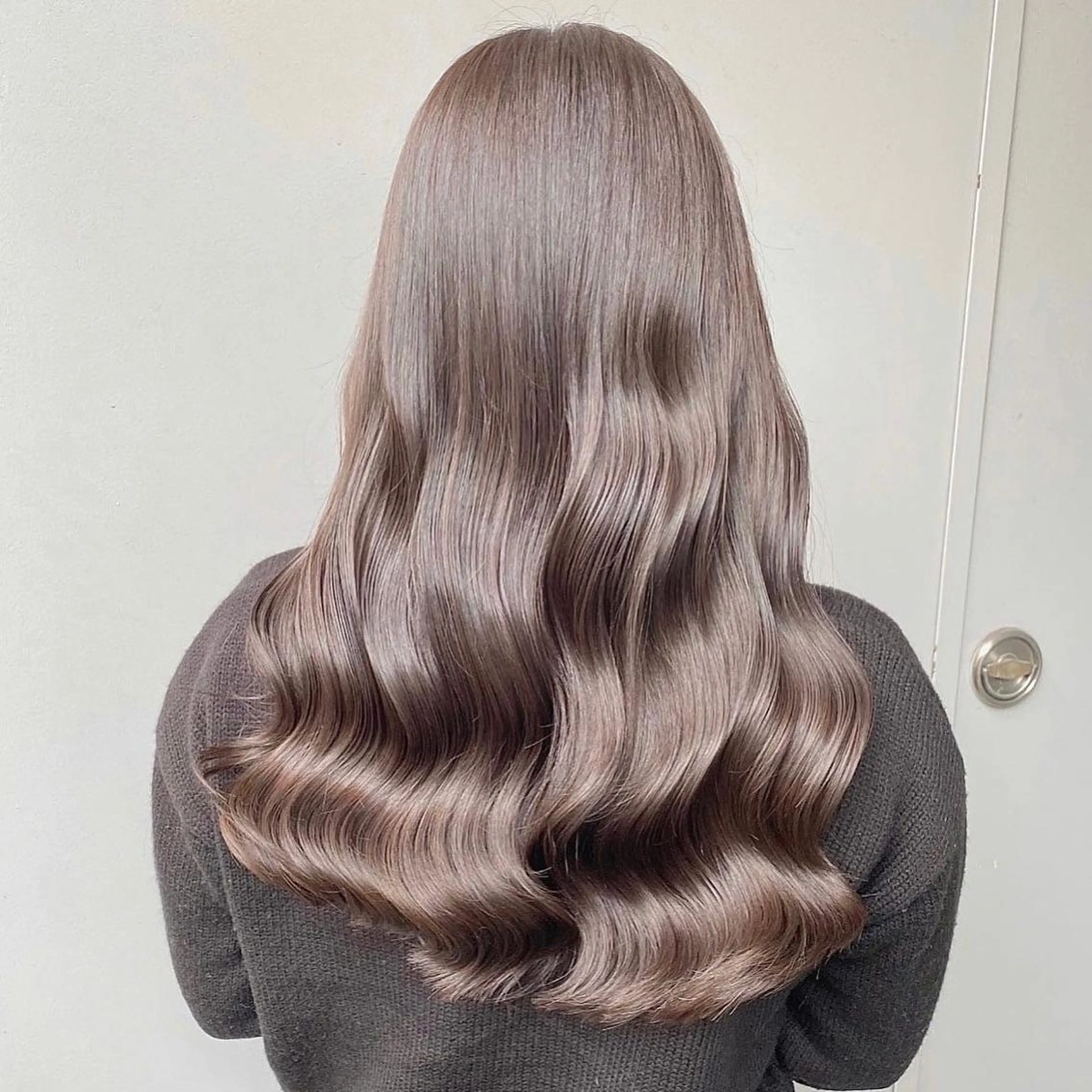 セミロング カラー メンズ キッズ 💎髪質改善縮毛矯正 SHU💎のヘアスタイル