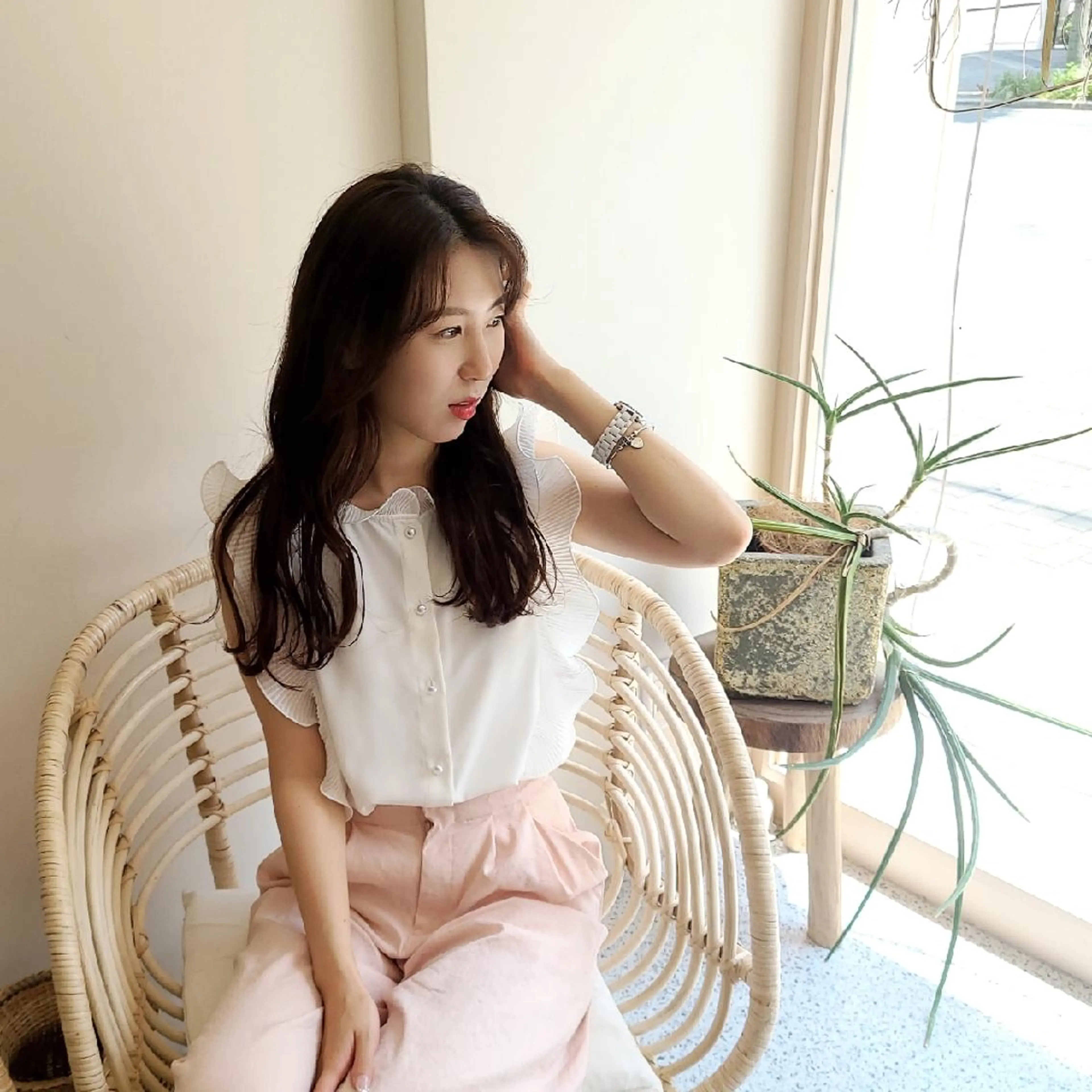 セミロング カラー 木村 直哉のヘアスタイル