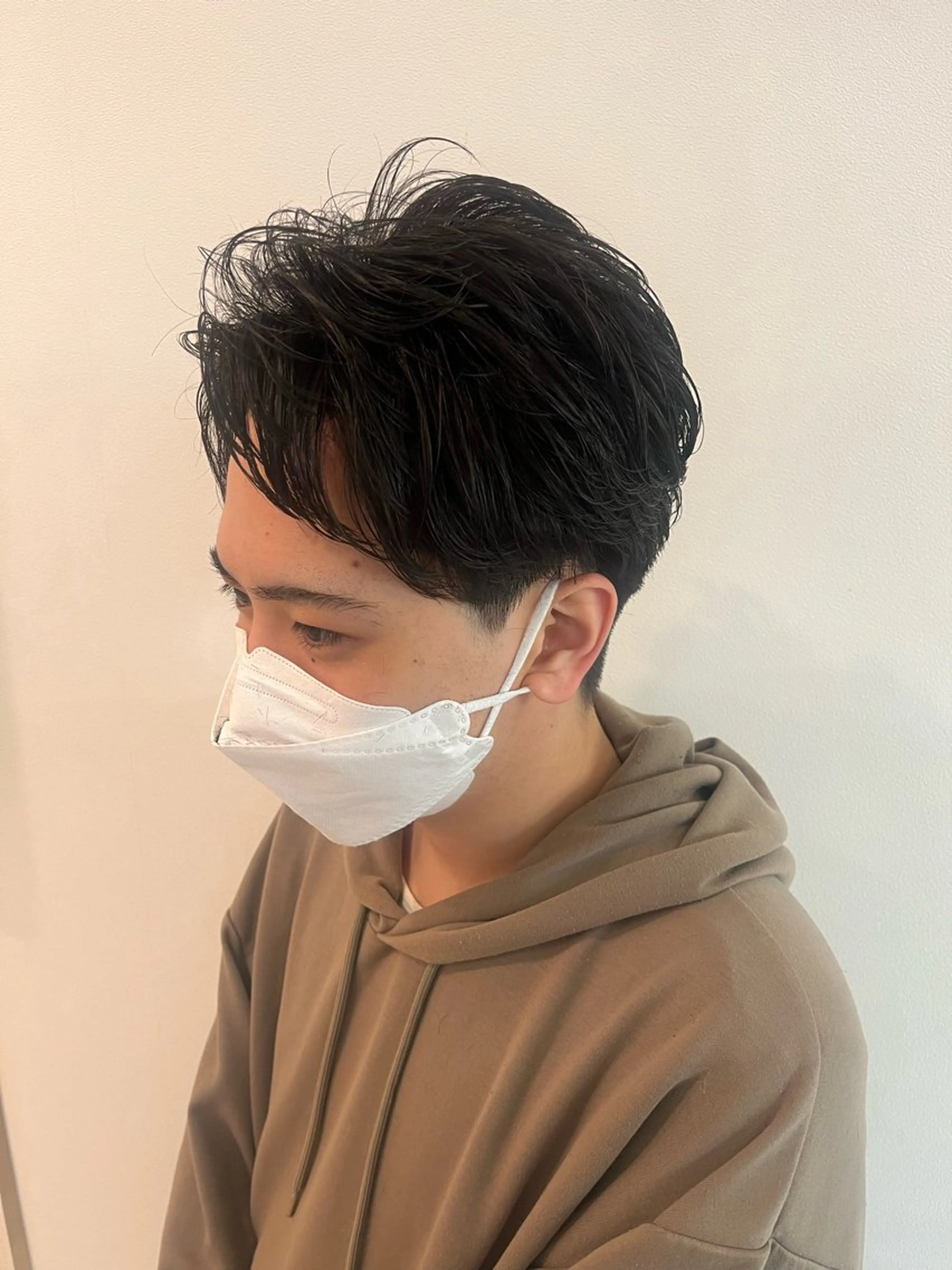 ショート カラー パーマ メンズ ️️髪質改善カラー/ 瀧澤 陽奈‎✮⋆˙のヘアスタイル