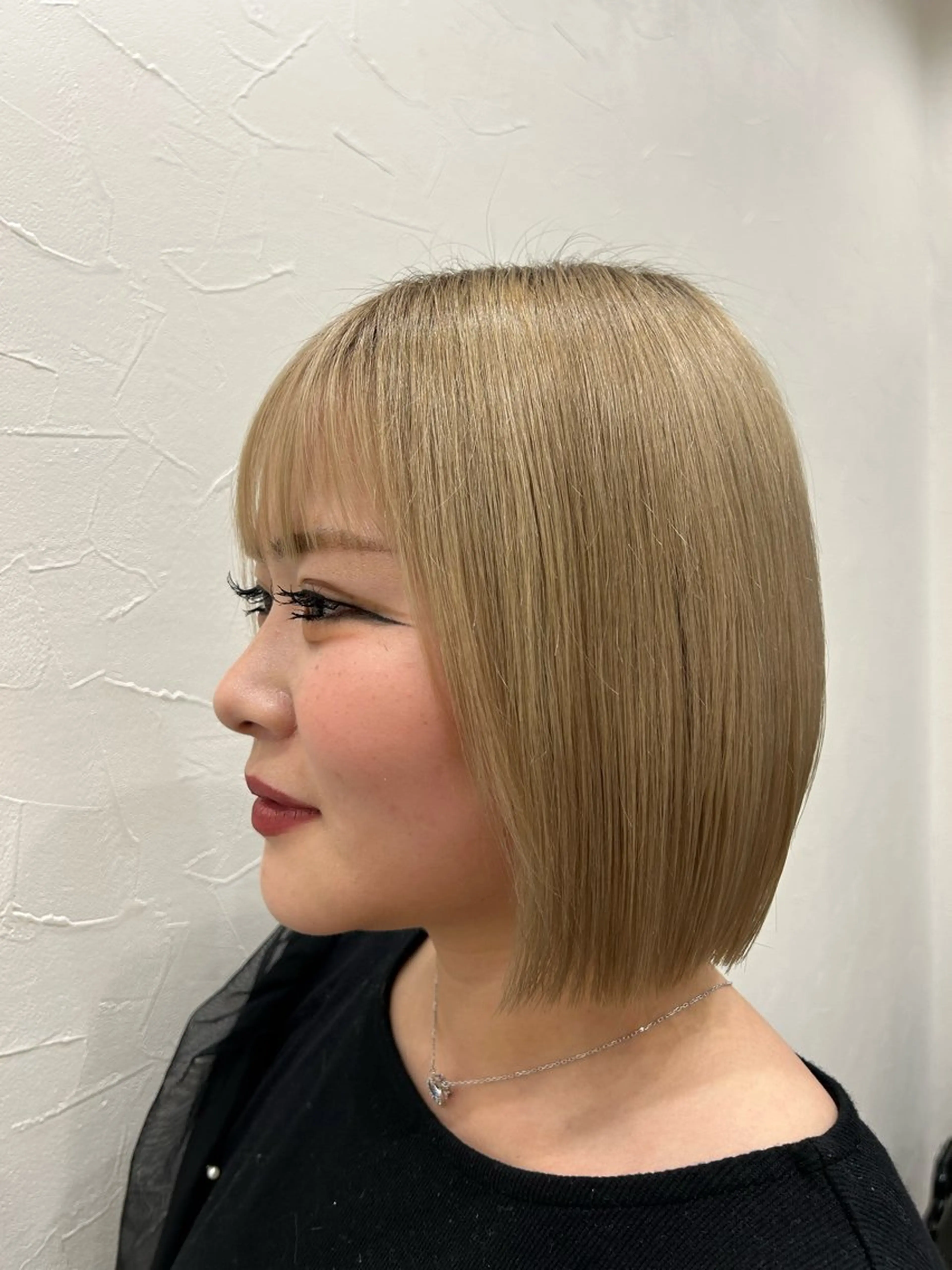 ショート ボブ 疋田 伽菜子のヘアスタイル