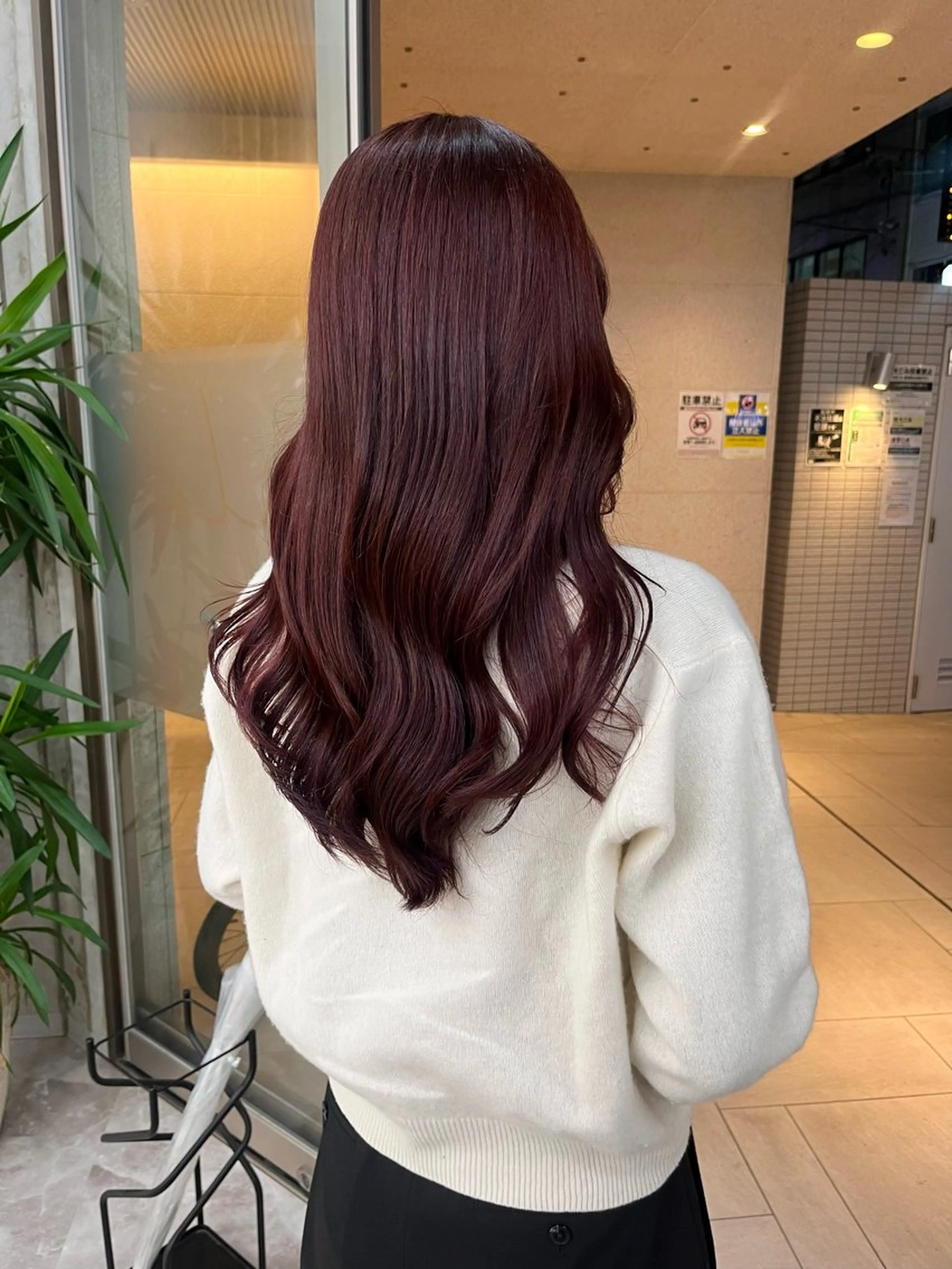 ロング カラー ブラウンカラー レッドカラー レッドブラウン カットモデル募集中 Yui🎀✨のヘアスタイル