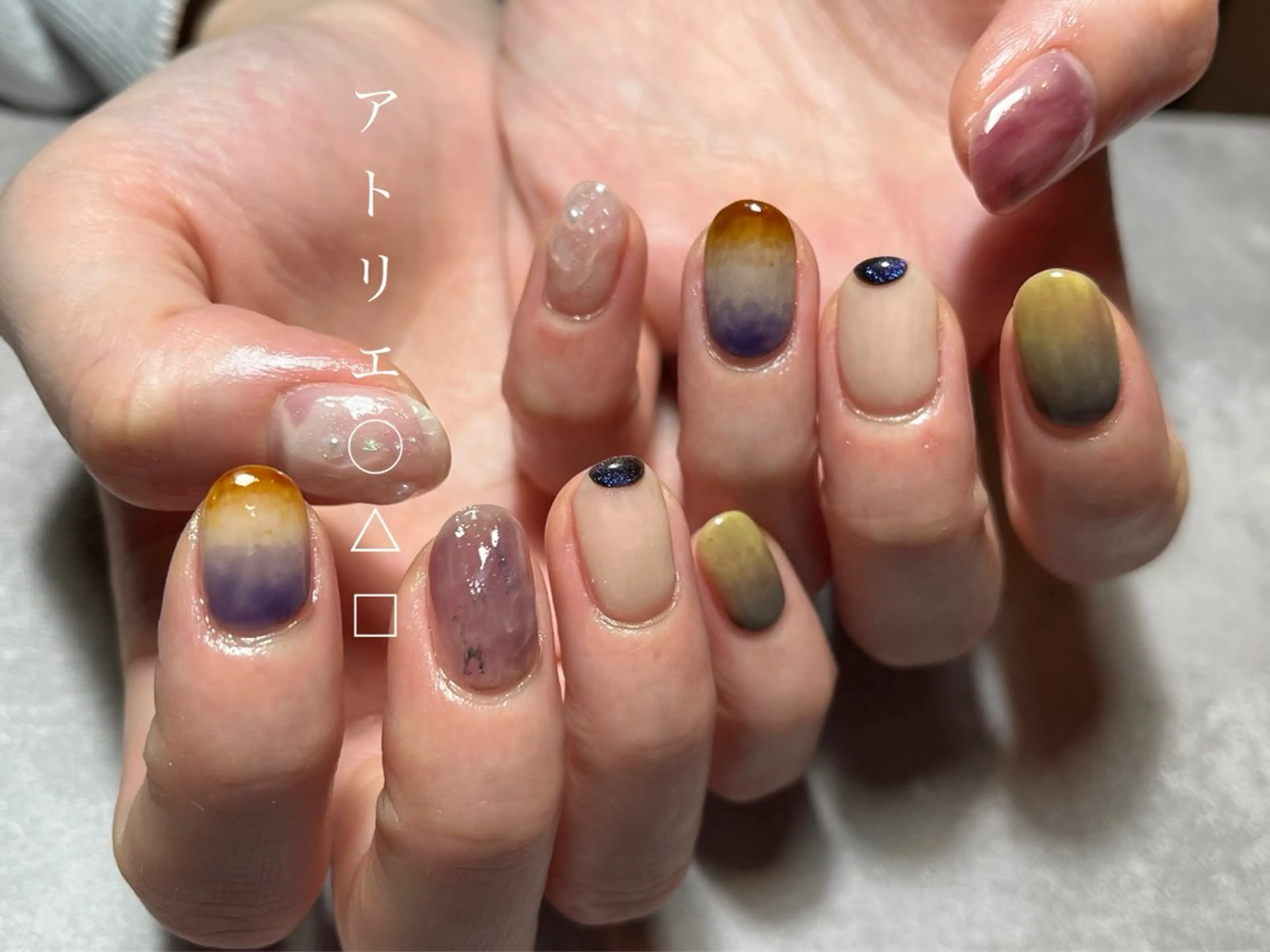 ネイル ハンドネイル アトリエ ○△□のネイルデザイン
