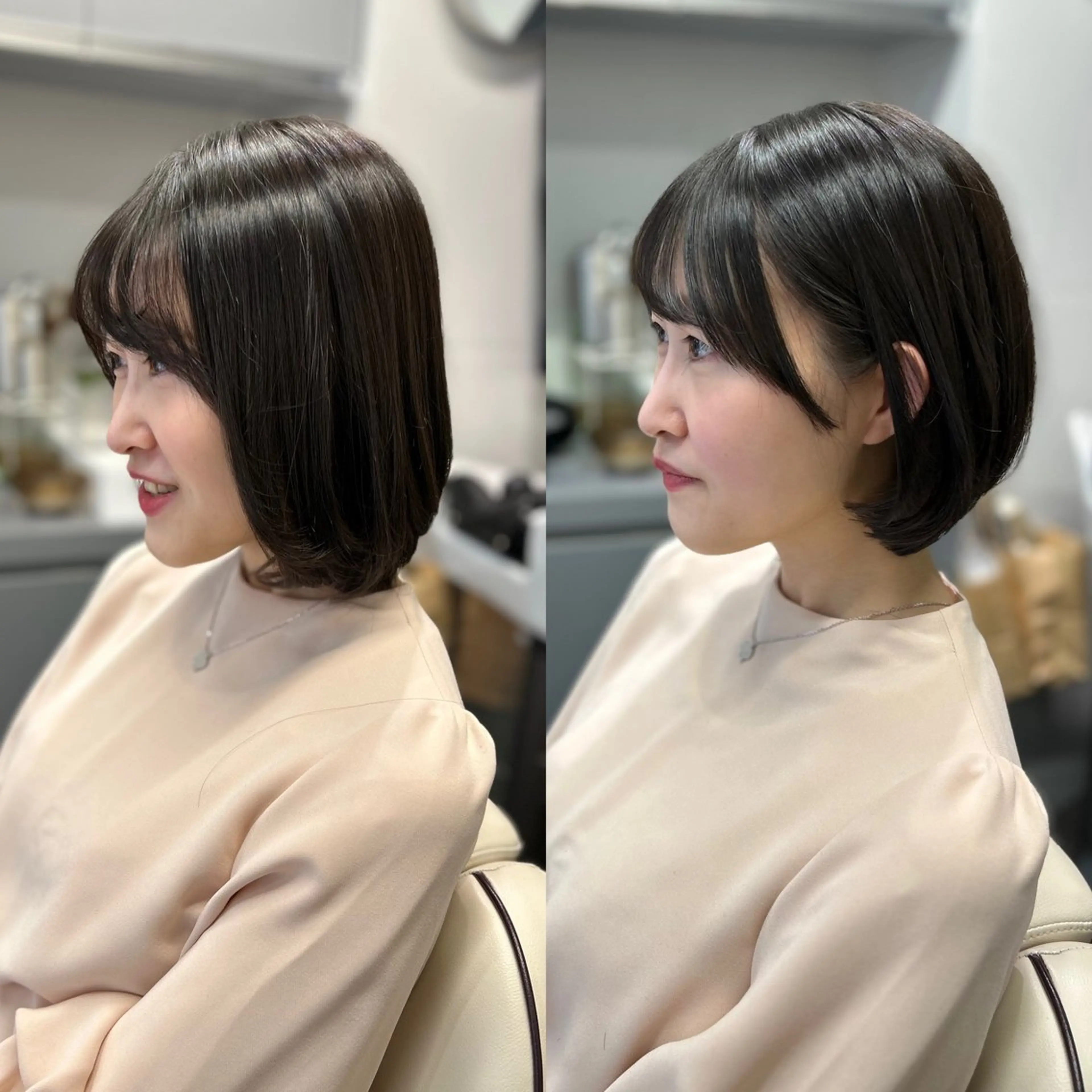 ショート カラー ボブ カット ヘアカラー トリートメント ヘッドスパ SALOWIN銀座VORT所属・小林 佳祐のヘアスタイル
