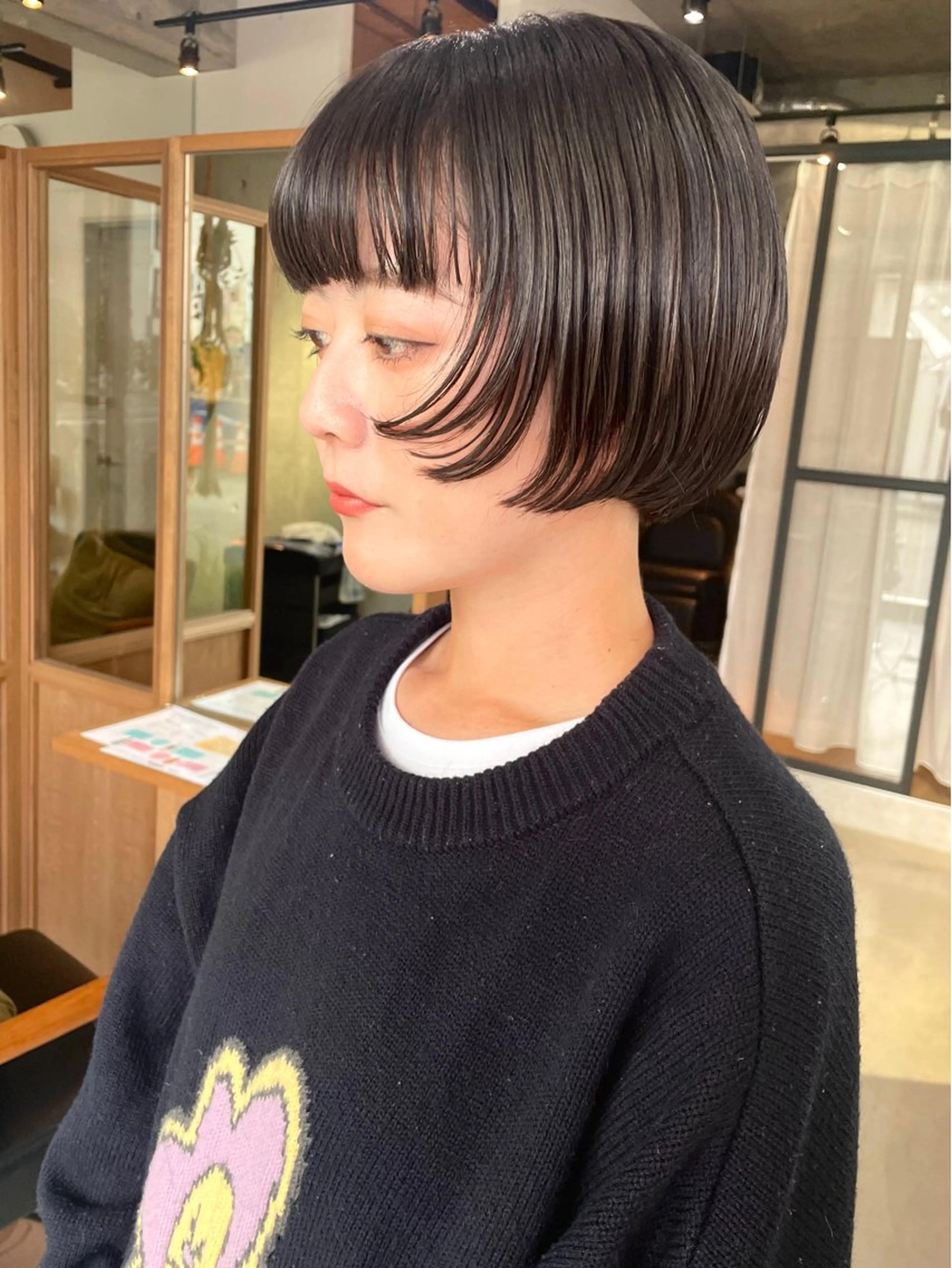 ショート カラー カット トリートメント ヘッドスパ FERIA池田 田岡啓佑のヘアスタイル