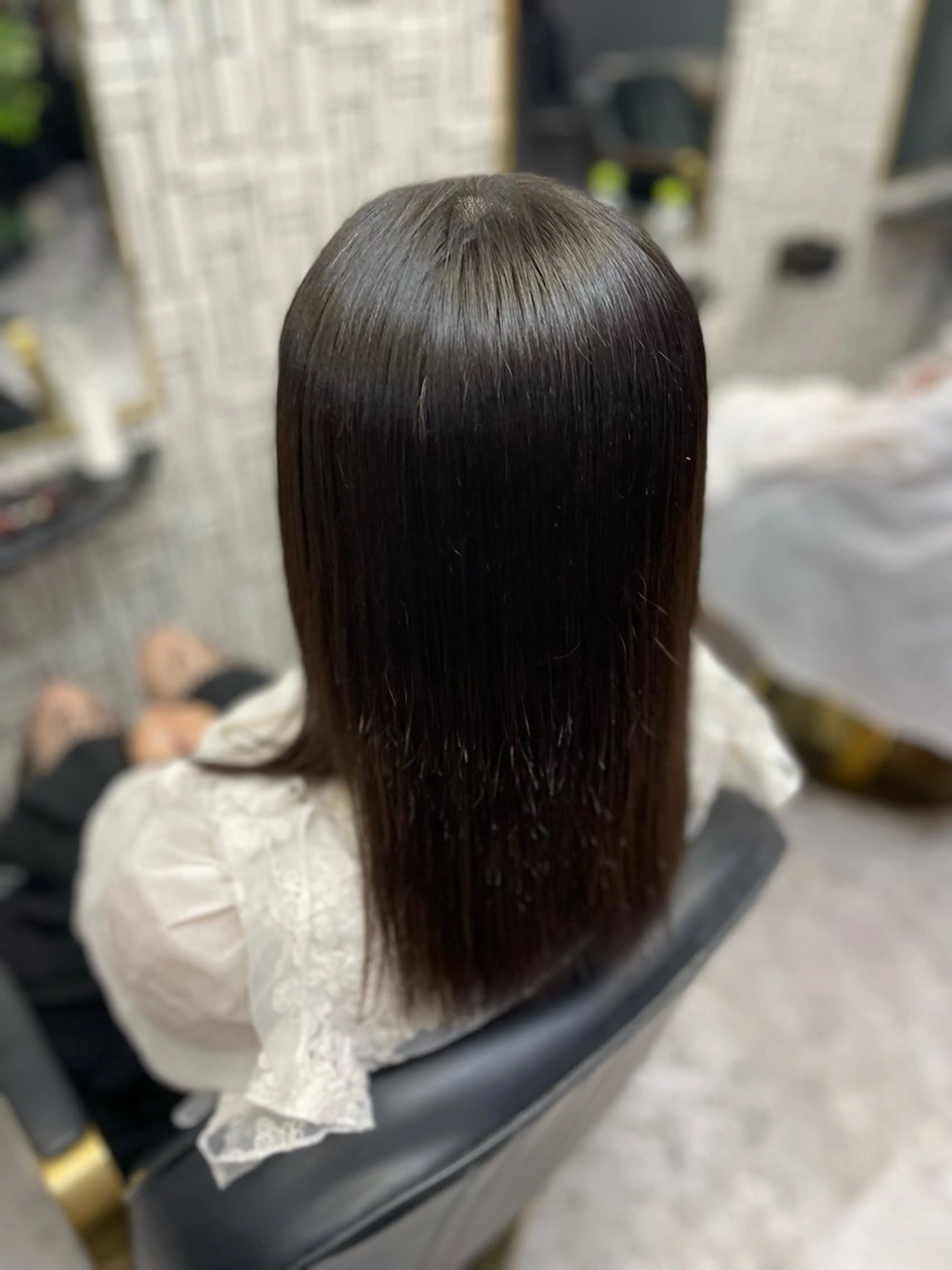 ロング カット 縮毛矯正 トリートメント 篠原 侑作のヘアスタイル