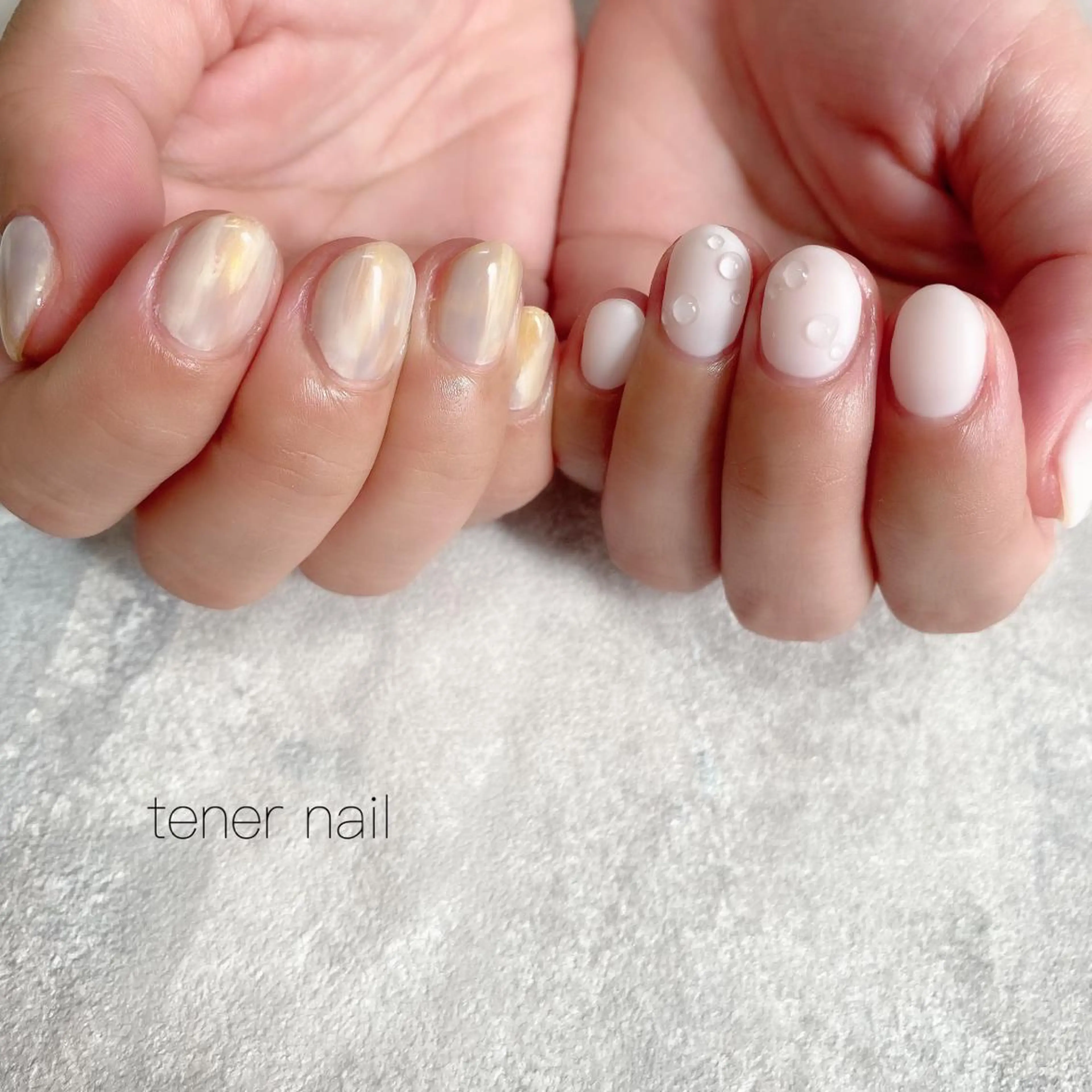 ネイル マットネイル ホワイト tener  nail  テネルネイル所属・テネルネイル tener nailのネイルデザイン