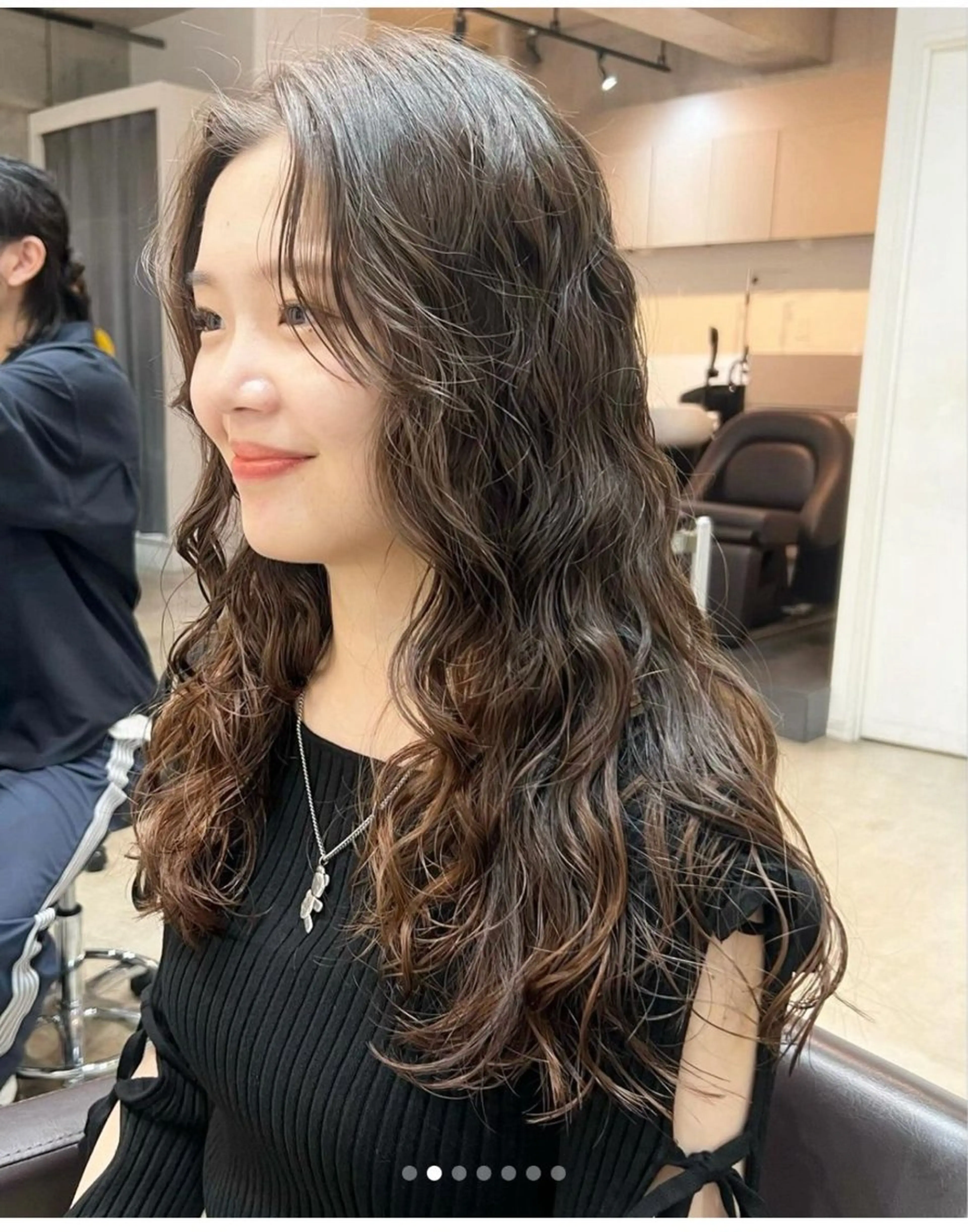 パーマ miyu 透明感カラー/パーマのヘアスタイル