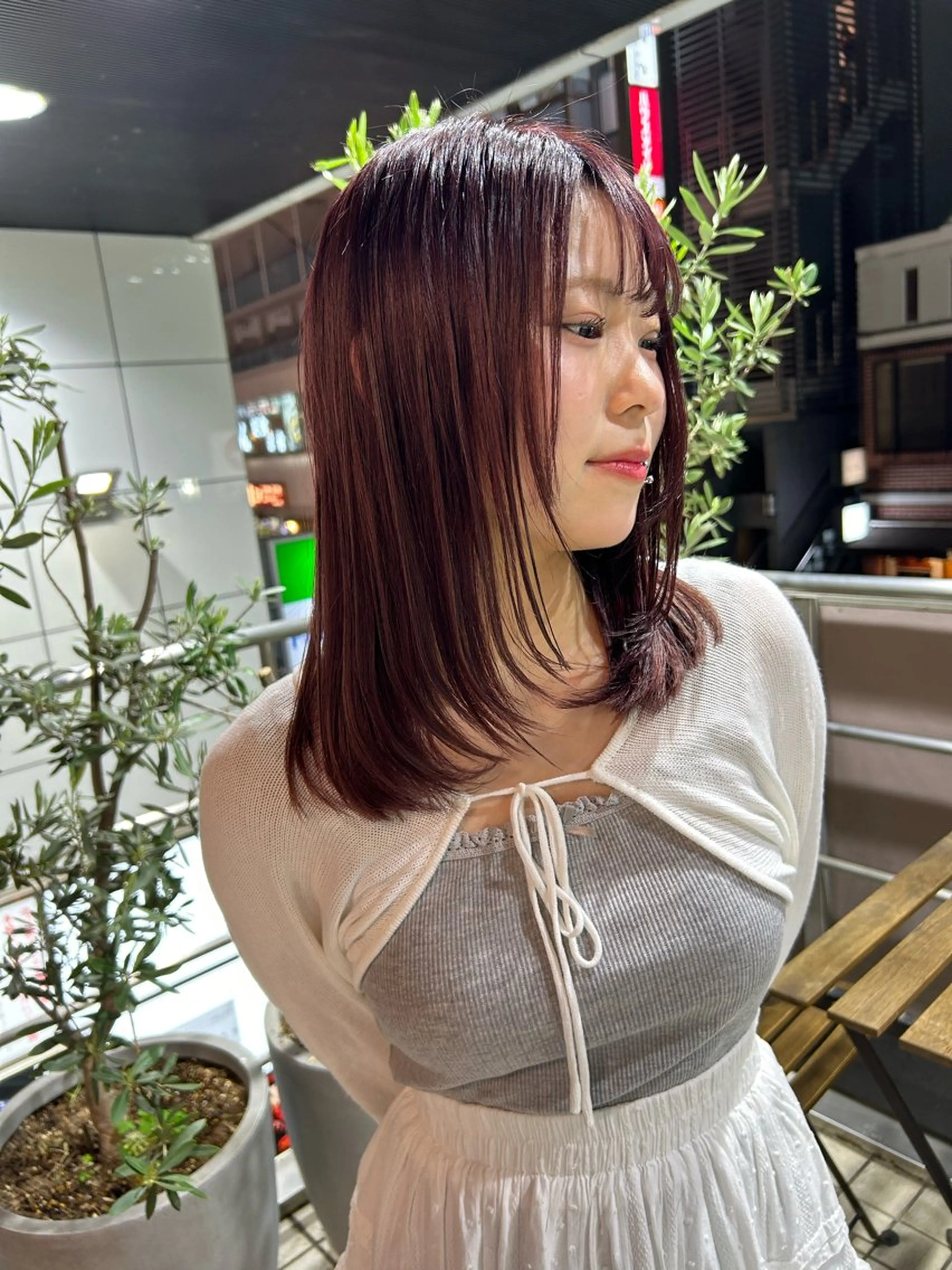 セミロング レイヤーカット カット メンズ/艶髪/カラー サクラ🌸のヘアスタイル