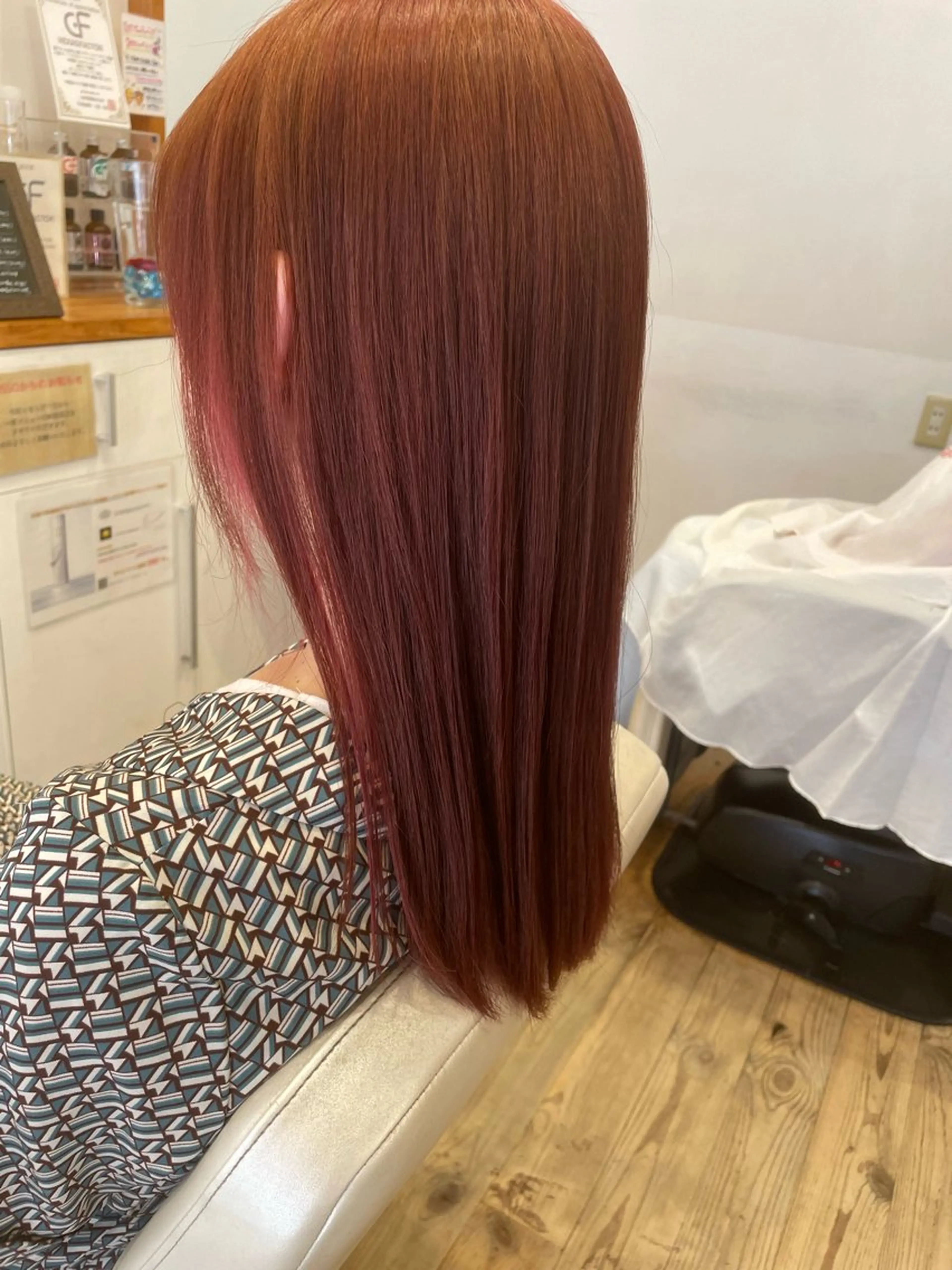 ワンカラー※レディースの方限定になります。白髪染めは不可の写真