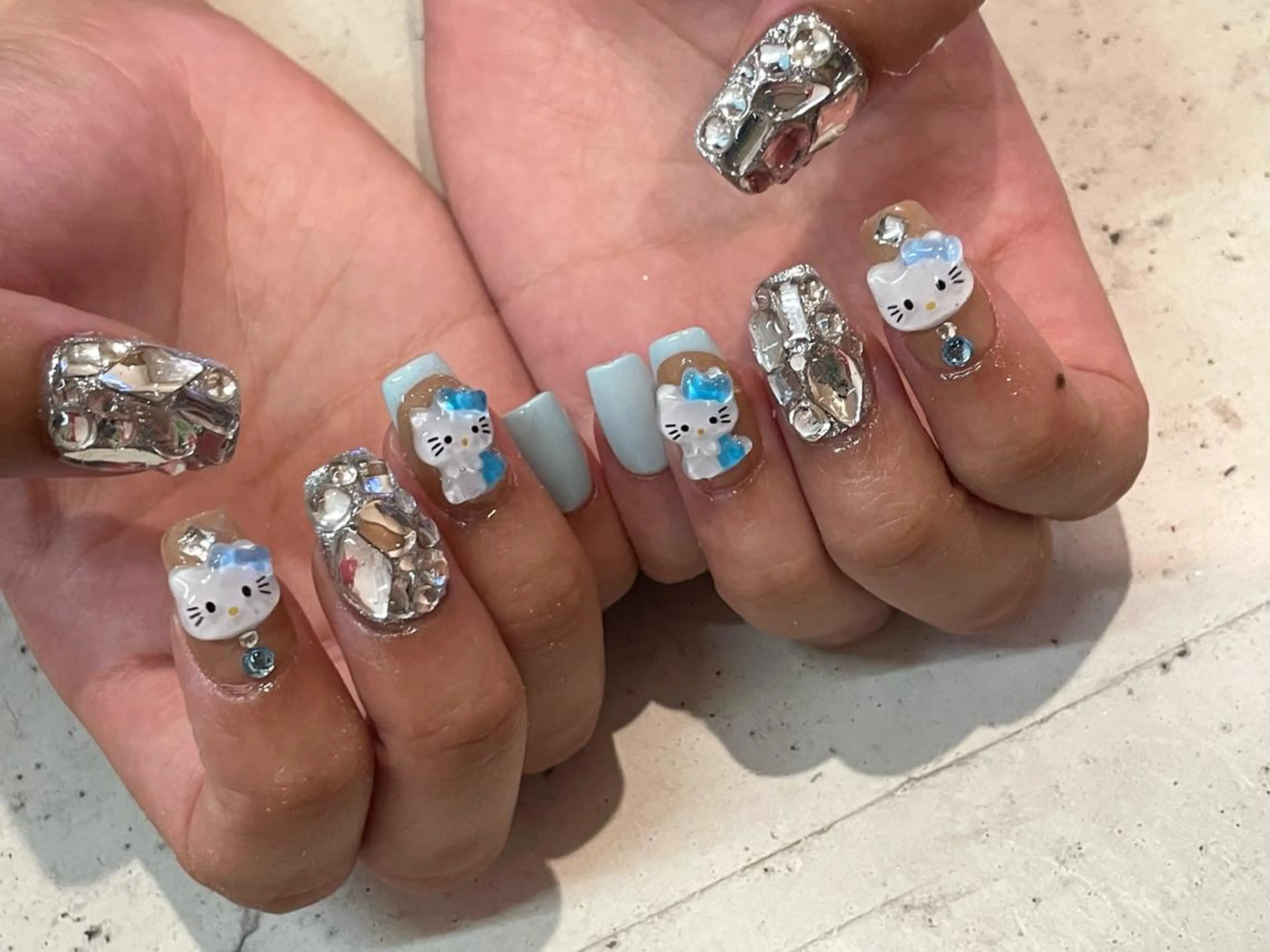 ネイル 持ち込み ハンドネイル nail salon Lumiereのネイルデザイン