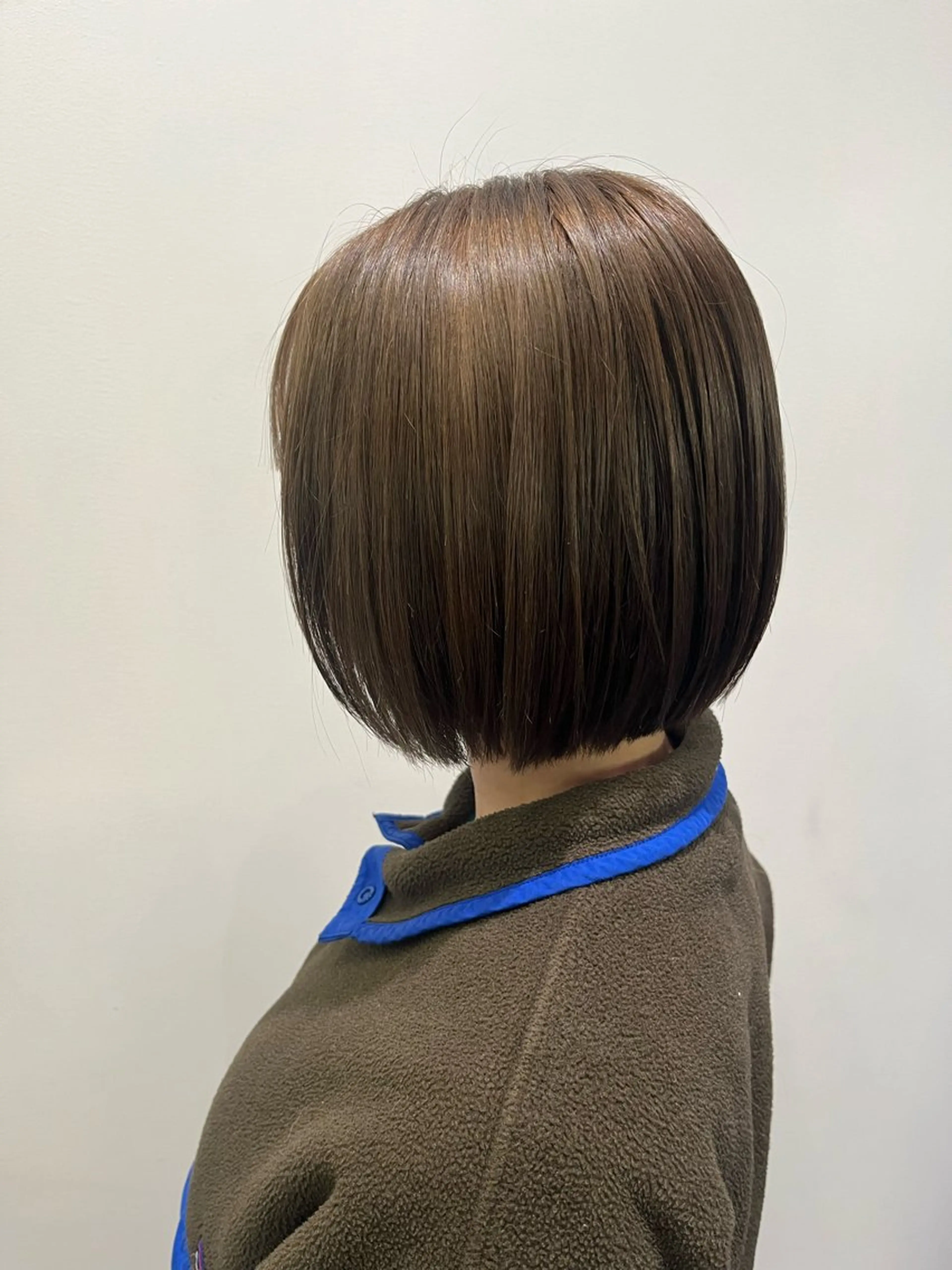 ショート カラー ベージュカラー オリーブベージュ ボブ カット ヘアカラー トリートメント ✨透明感カラー✨ 🦖佐々木未来🦕のヘアスタイル