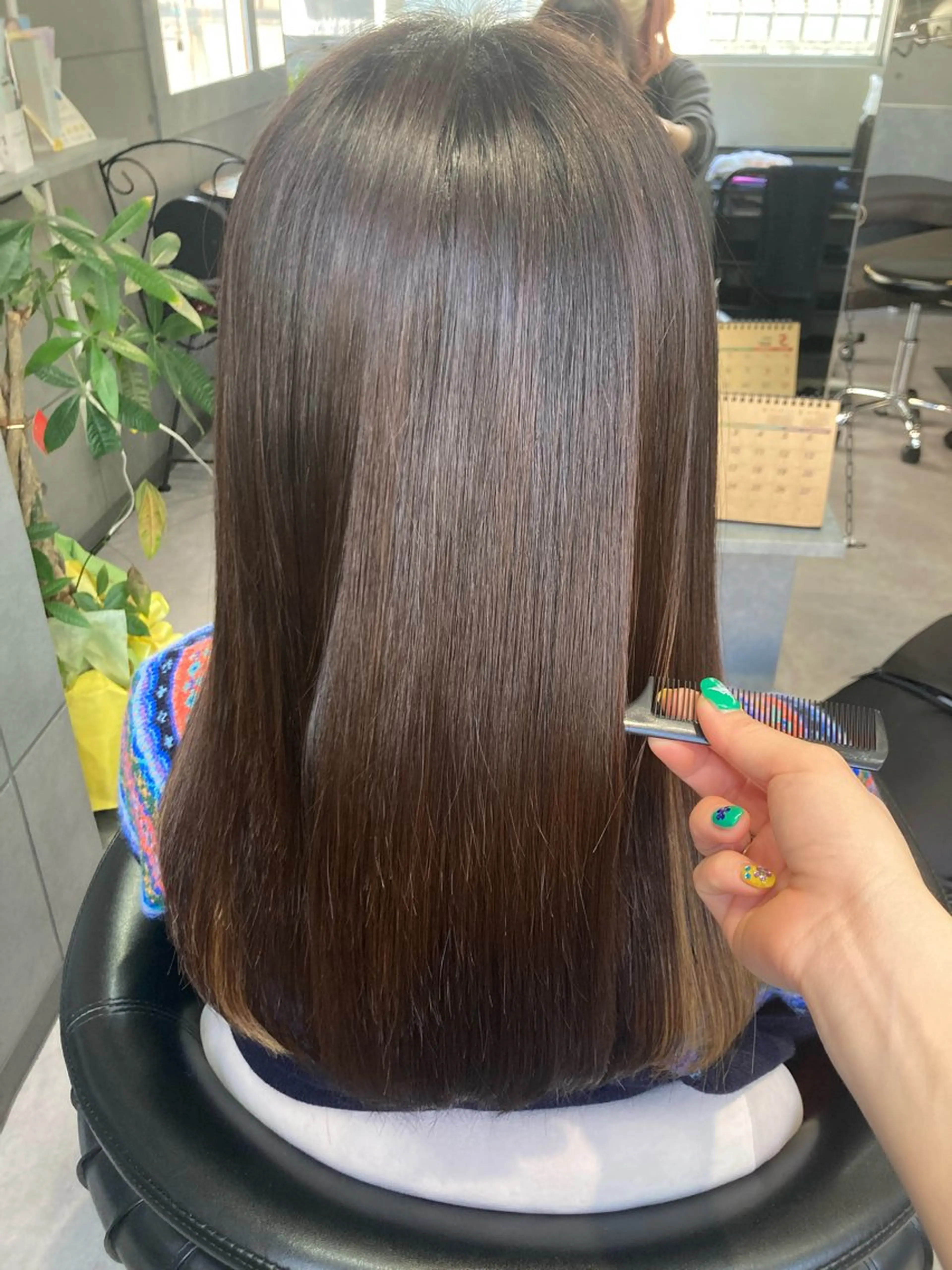 ロング トリートメント 髪質改善☺︎縮毛矯正 ふじい まりんのヘアスタイル