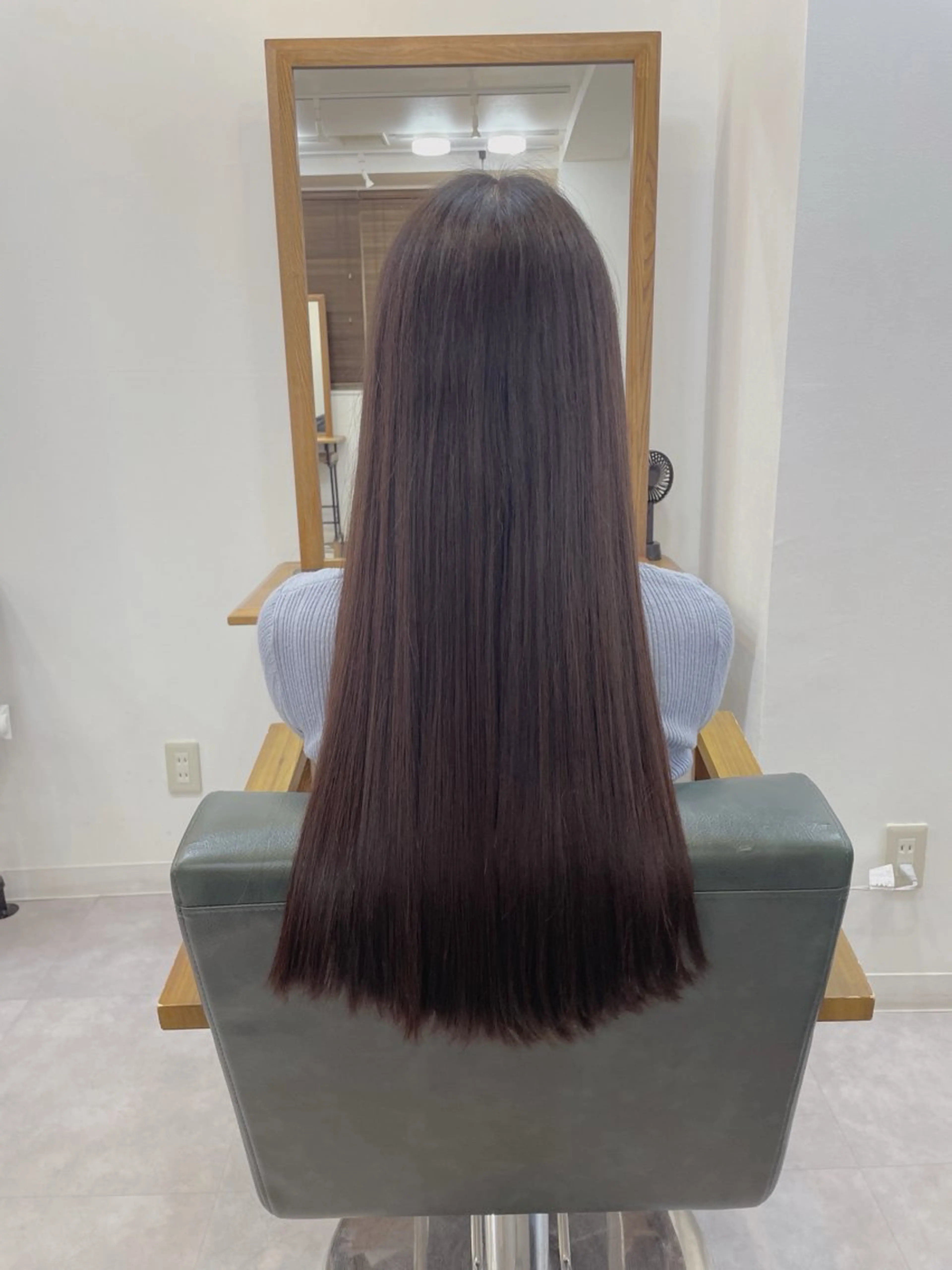 ロング カット トリートメント モデル募集中lore 中村かれんのヘアスタイル