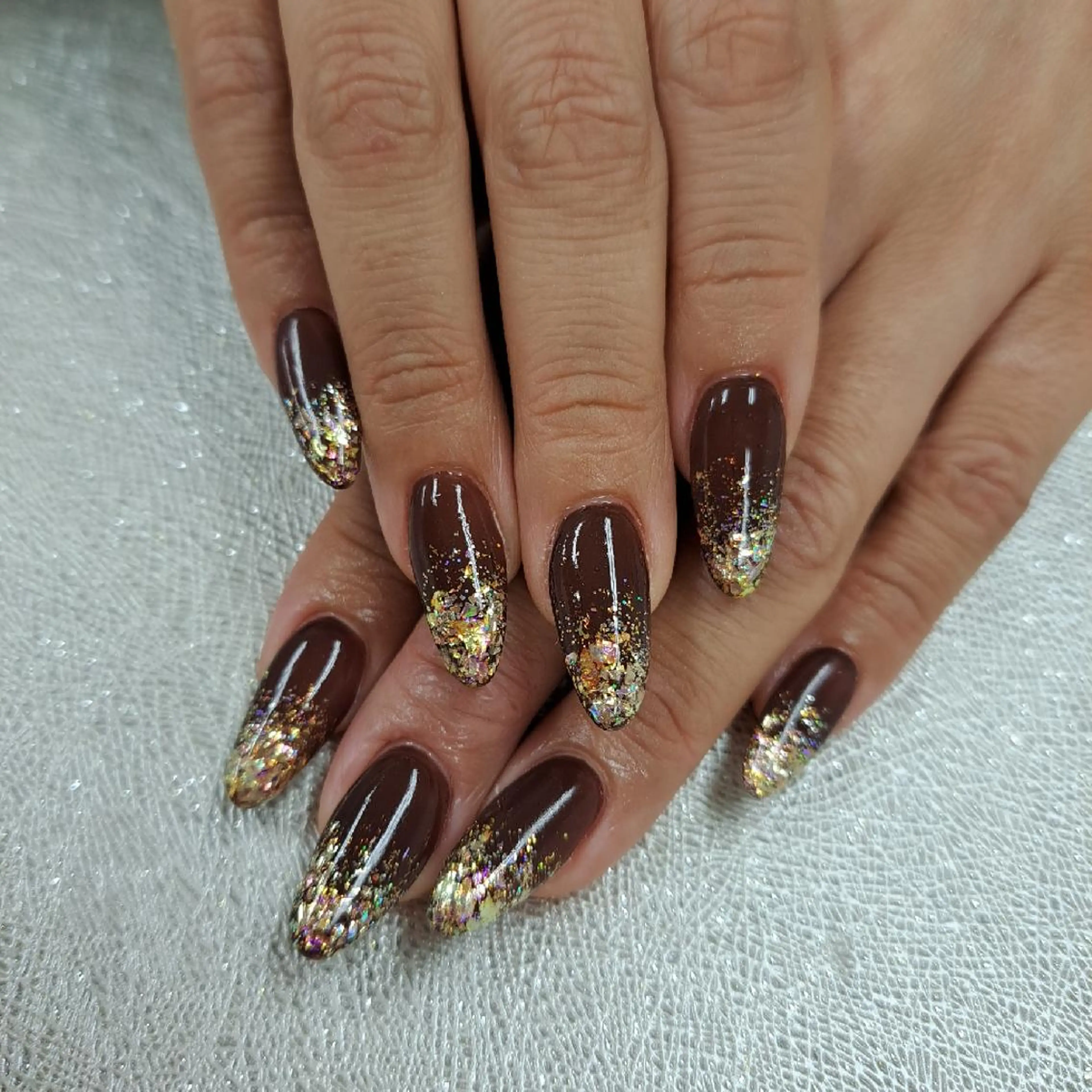 ネイル アートネイル ジェルネイル 持ち込み ニュアンスネイル パラジェル 河野ちえ (雑誌掲載サロン)のネイルデザイン