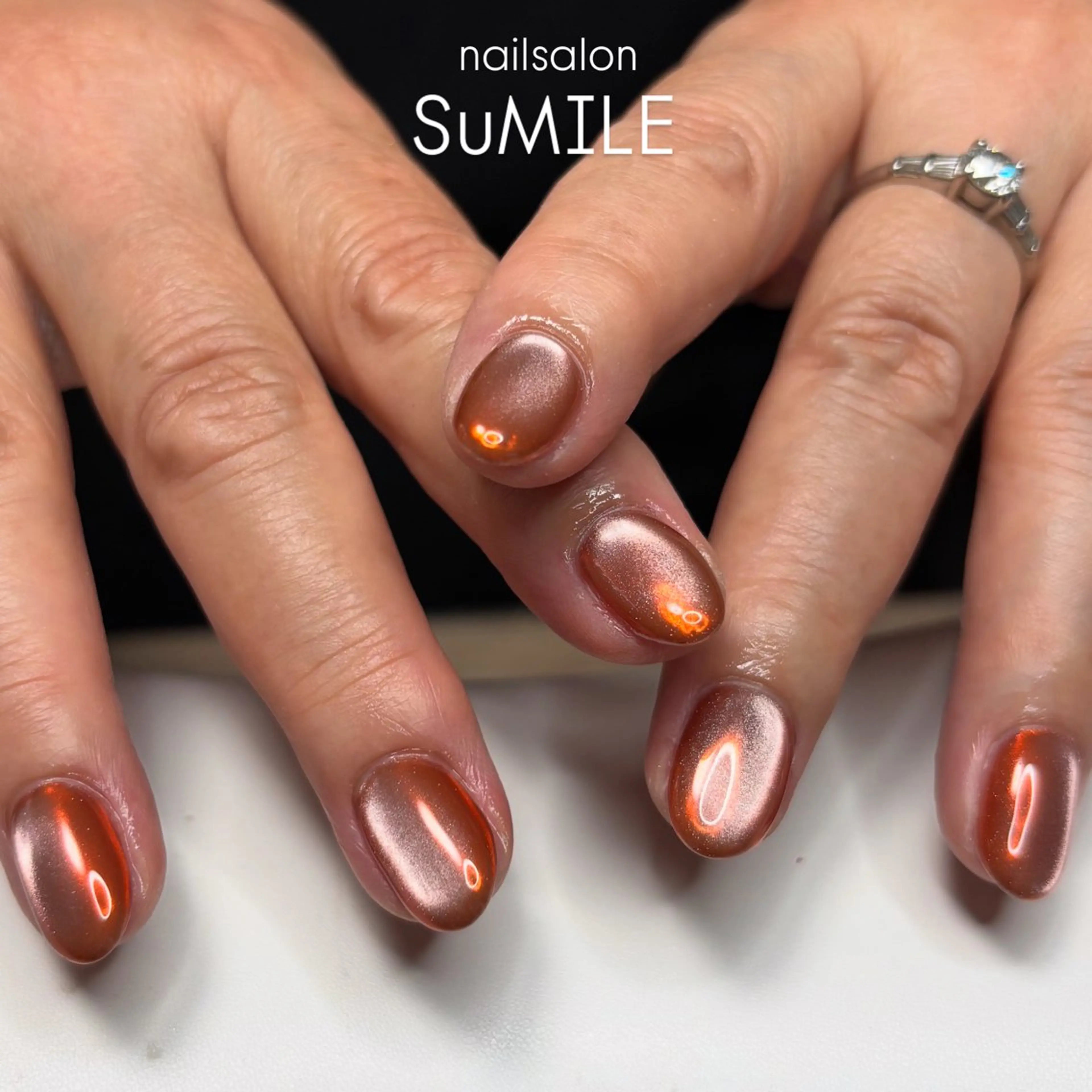 ネイル ミラーネイル ハンドネイル フットネイル nailsalon SuMILEのネイルデザイン