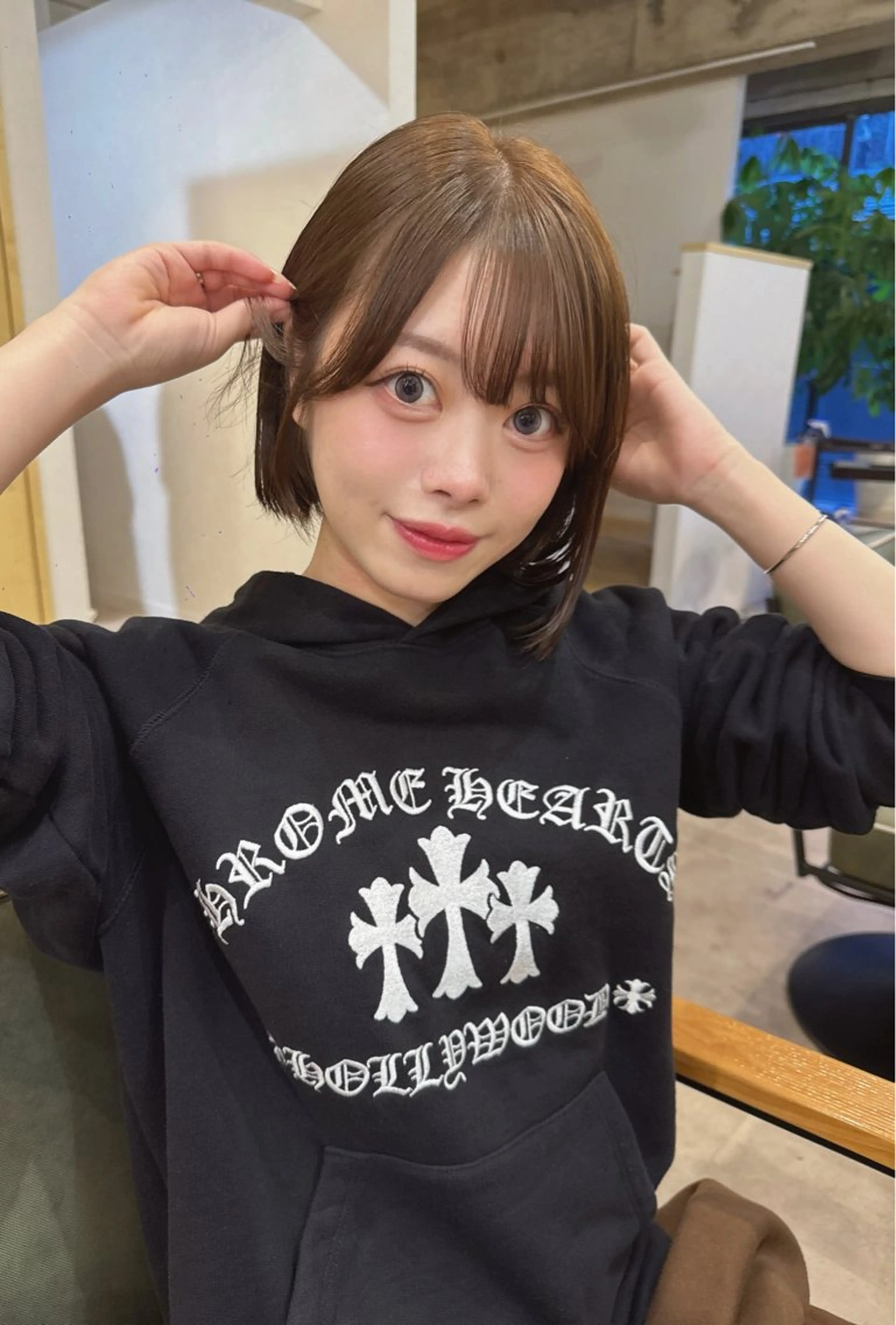 ショート INCE HAIR京都四条大宮所属・似合わせカット/ 顔周りカット/まりなのヘアスタイル