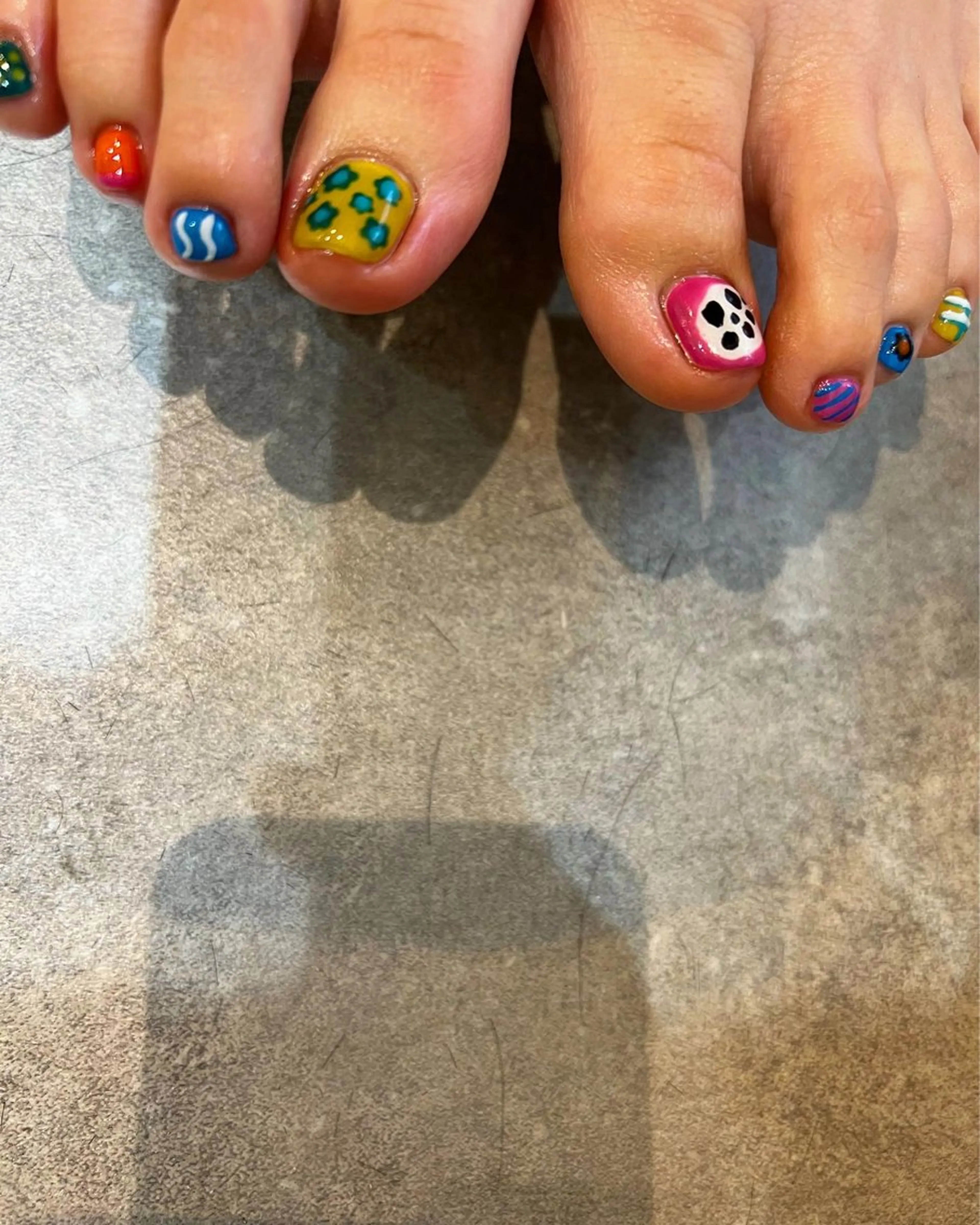 【初回オフ無料🌻こだわりケア付き🌈】フット🦶デザインコースの写真