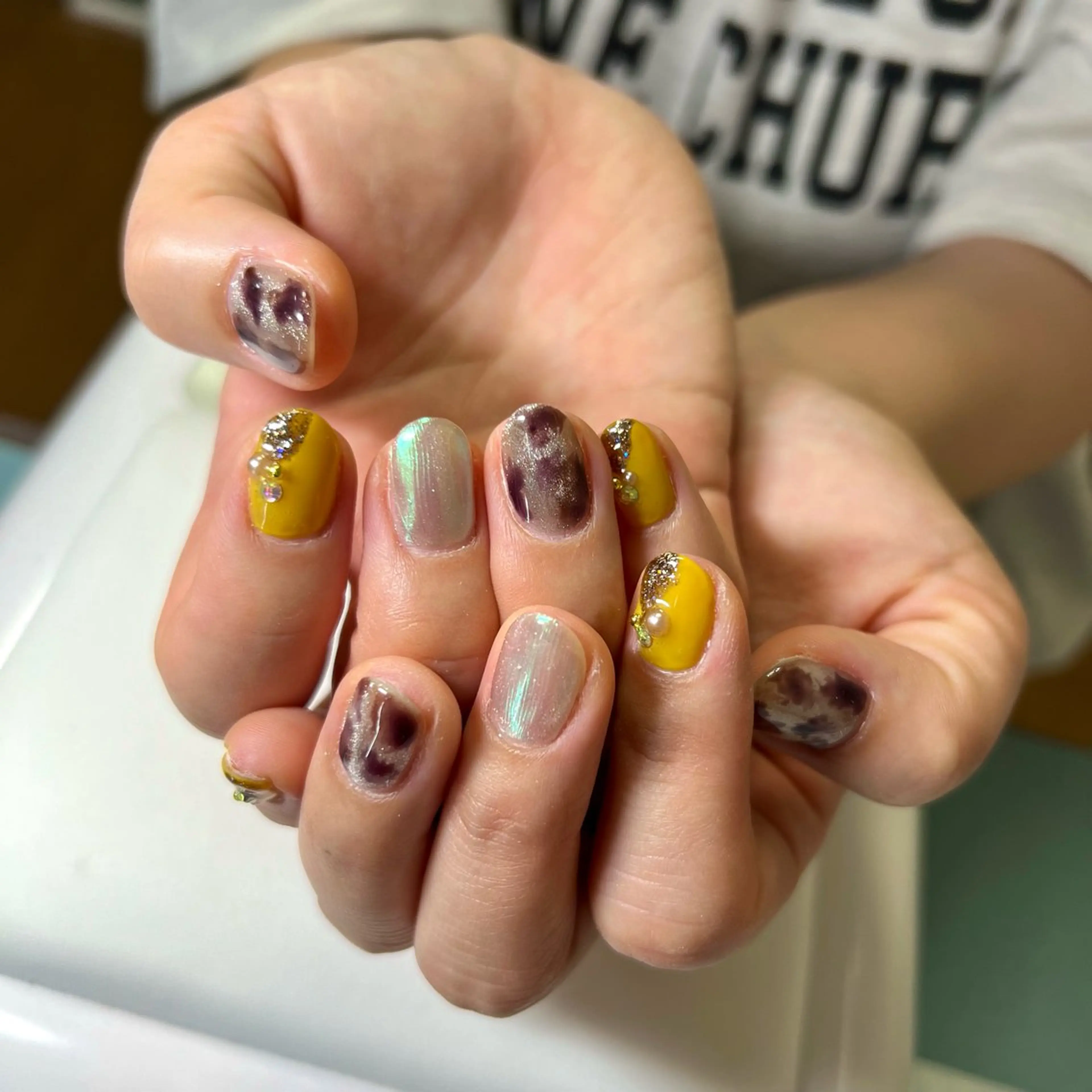 ネイル ハンドネイル やつや ももかのネイルデザイン